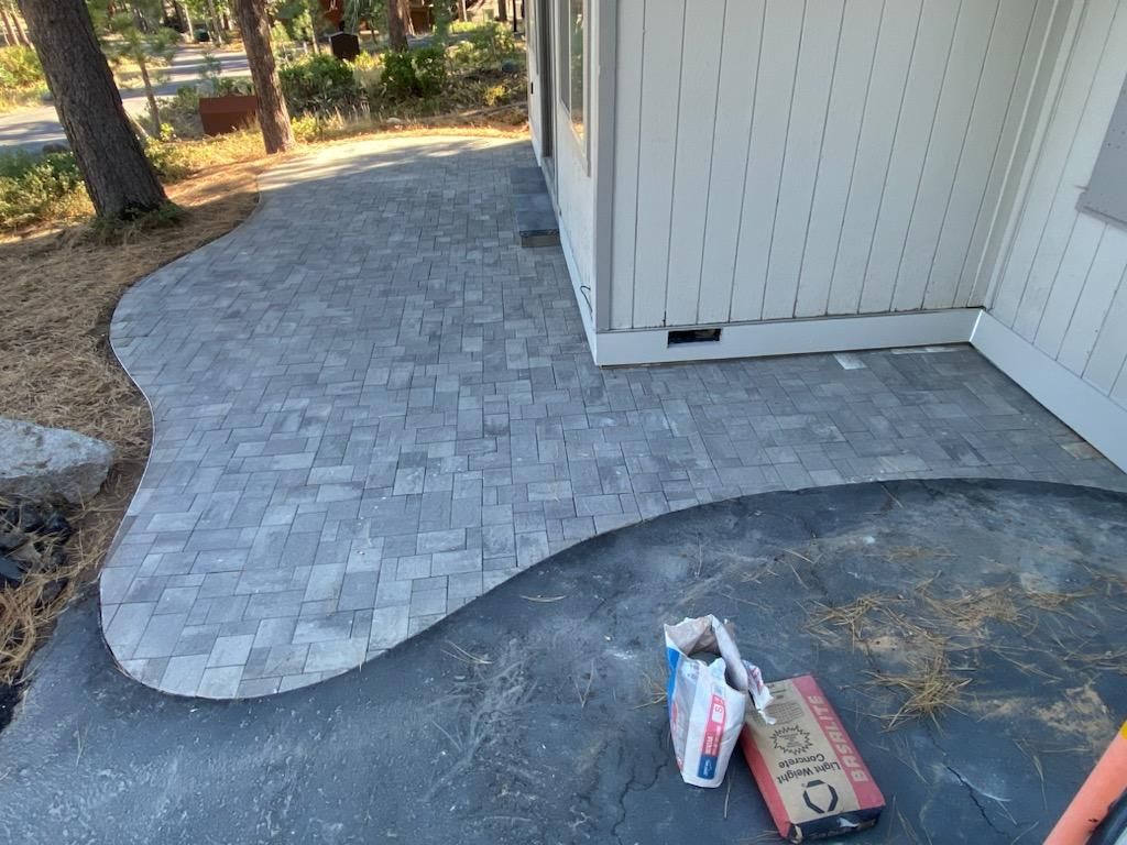 Paver Patio by The Tahoe Tradesman