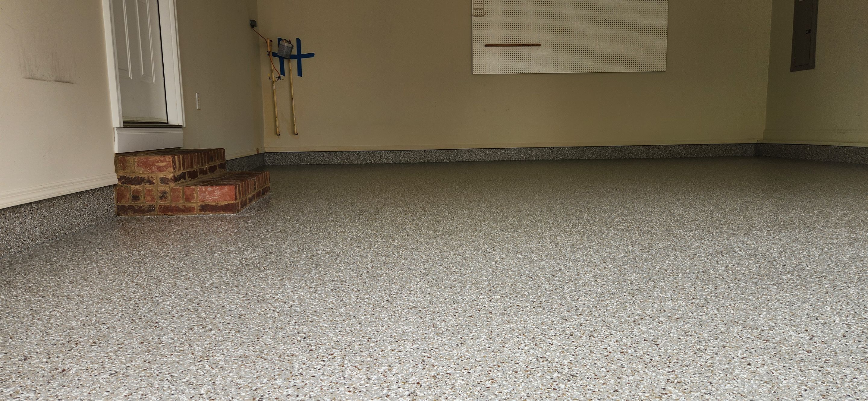 Garage renovation using Creekbed by Elite Floor Solutions