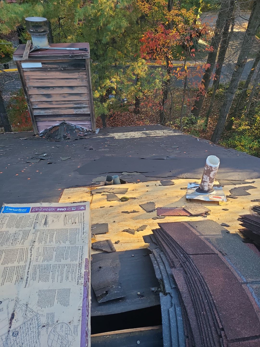 Reston: Residential Roof Replacement with CertainTeed Landmark Pro Designer Shingles in Max Def Red Oak by RM Banning, Inc.