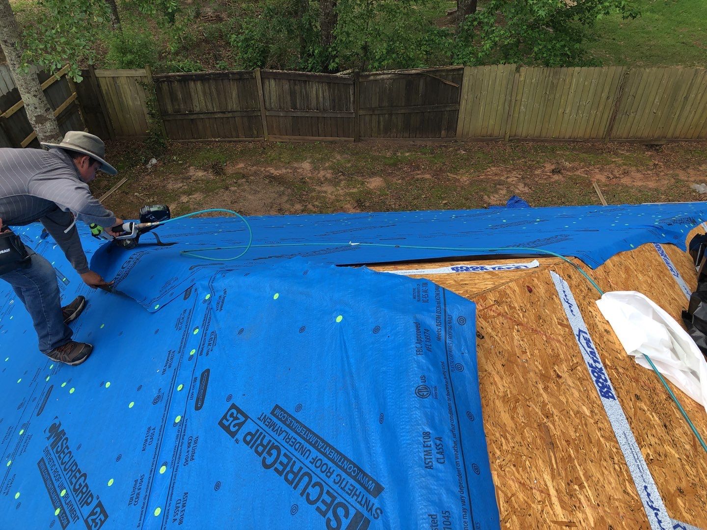 Residential Roofing Installation using Roof Replacement by American Roofing & Construction LLC