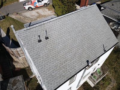 Residential Roofing Installation using GAF Timberline HDZ Fox Hollow Grey