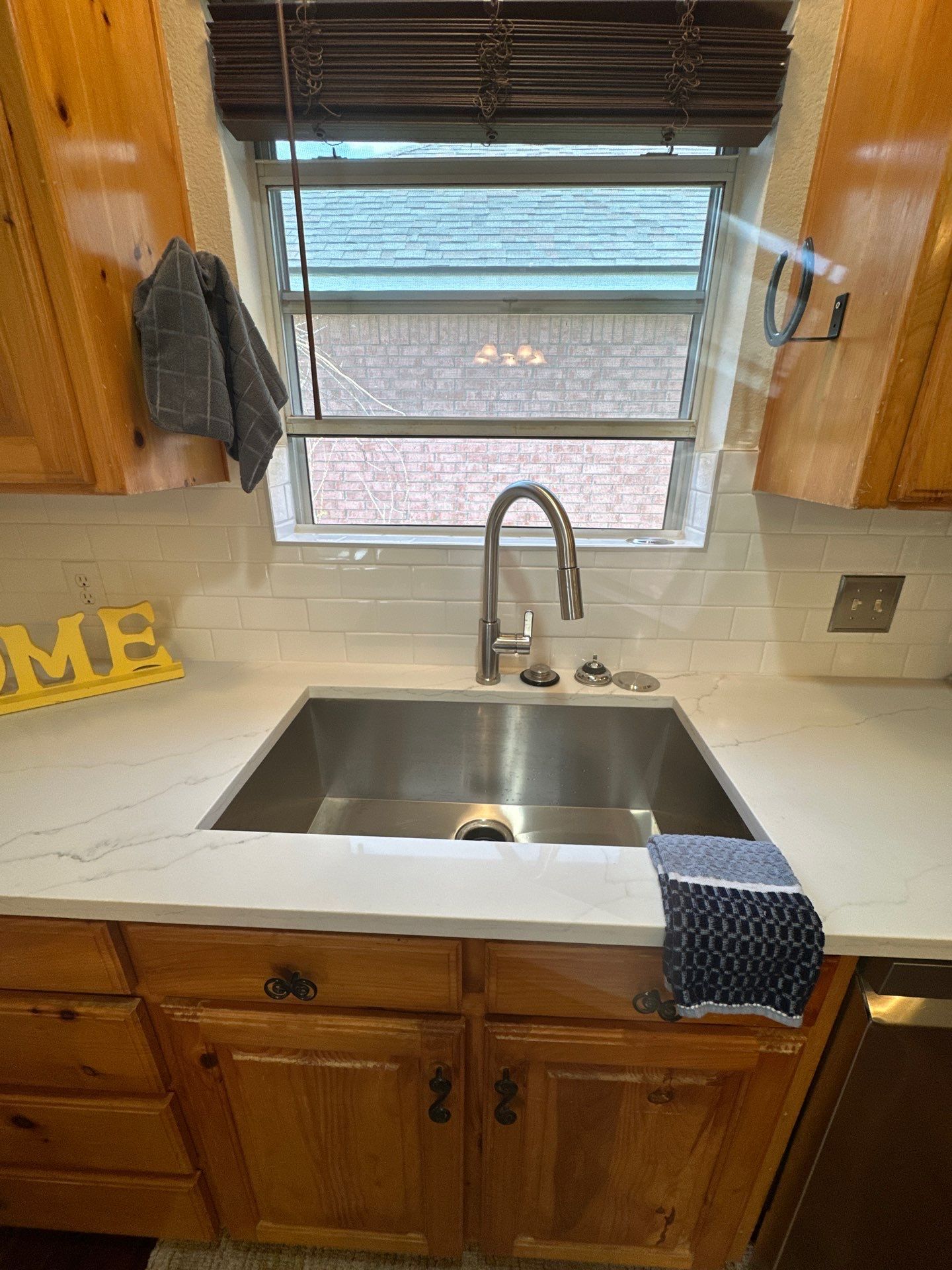 Cabinet Installation using Cabinetry by NORTH TEXAS RESTORATION