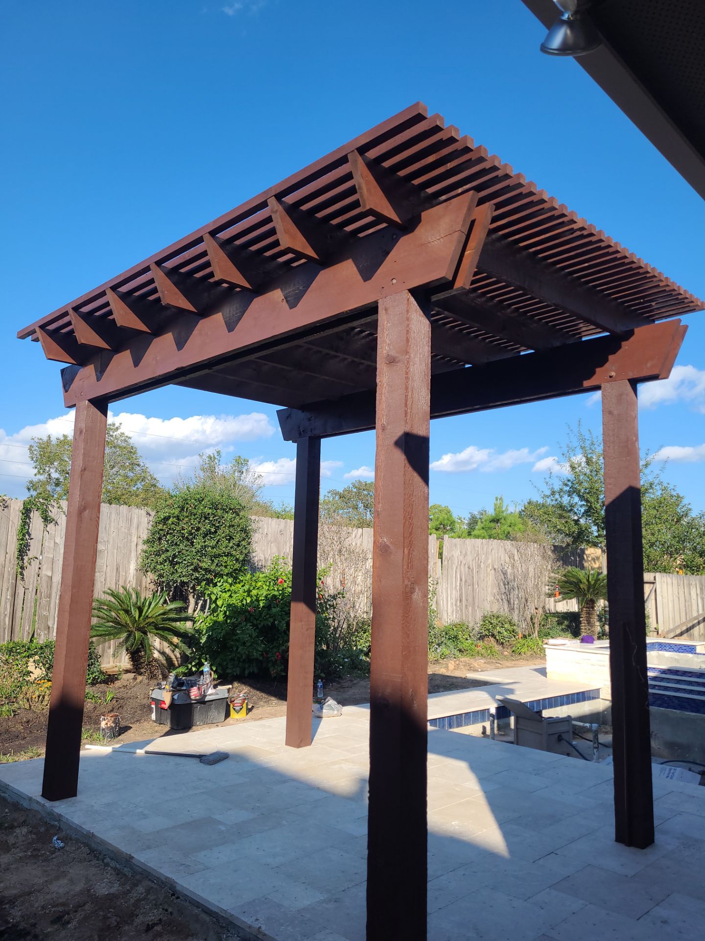 Pergola using Sophalx Crew by SophAlx LLC