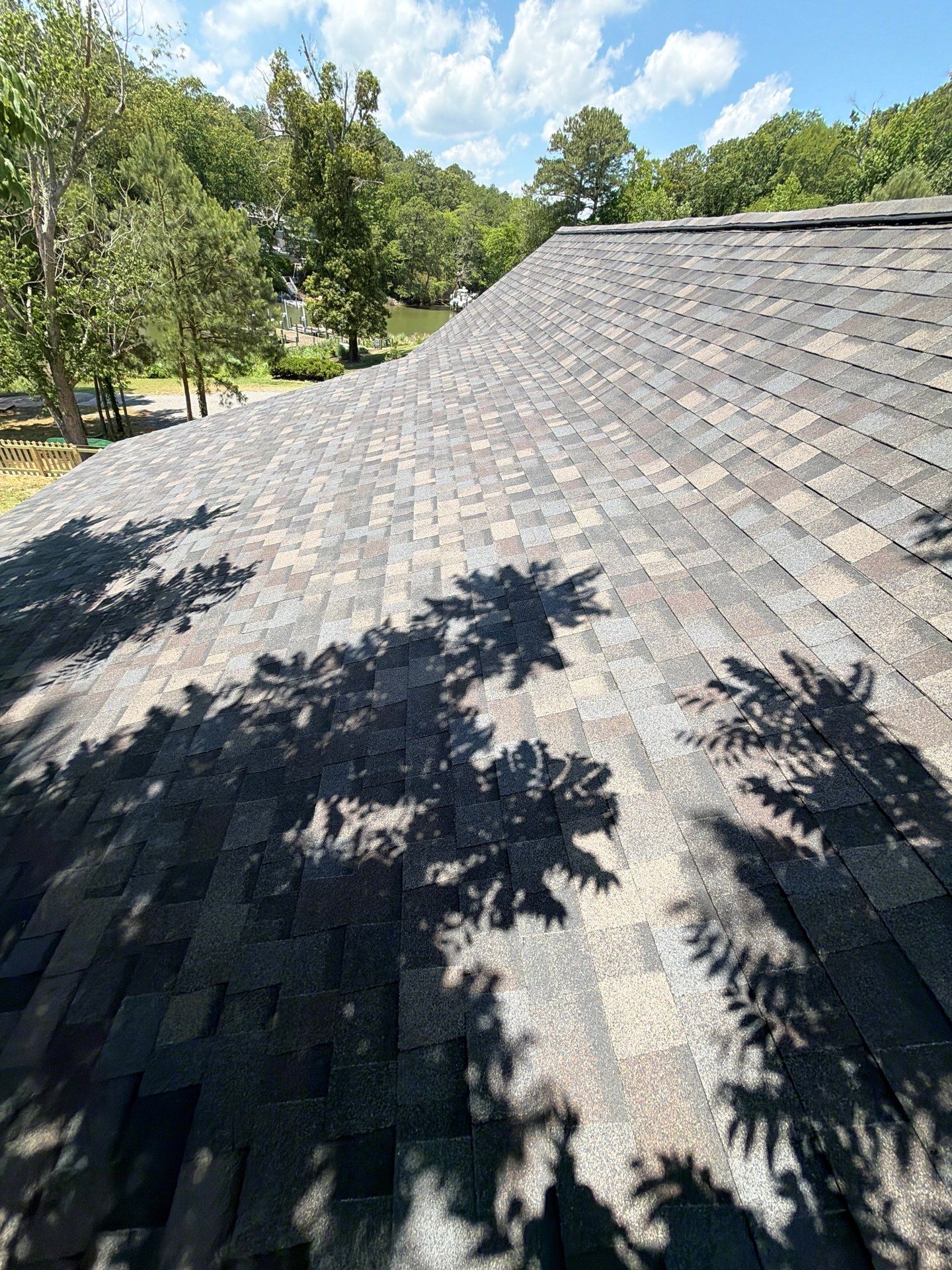 Complete Asphalt Shingle Roof Replacement and Sheathing Repair in Deltaville by Cade Construction