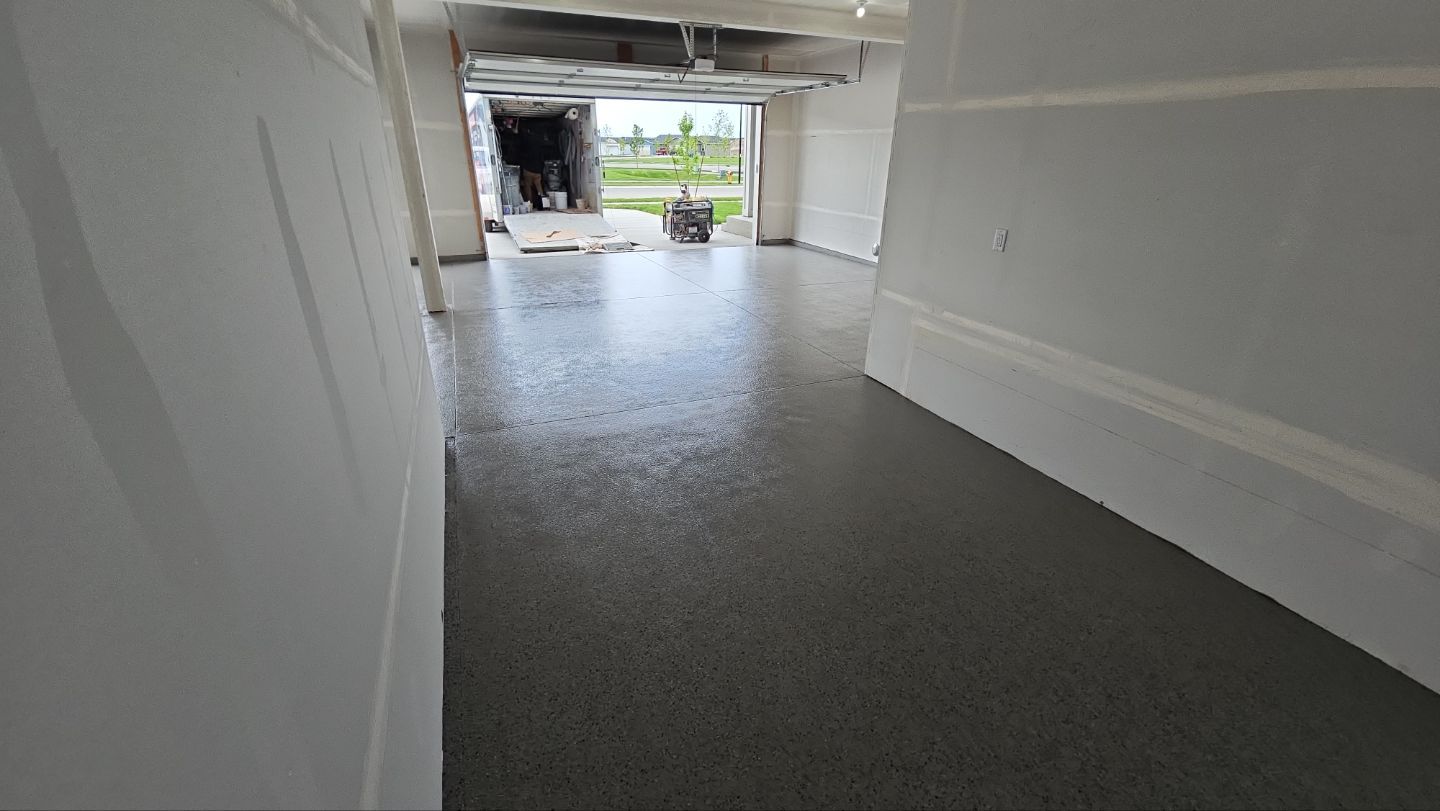 Garage Transformation using Denali Hybrid by Croc Coatings, LLC
