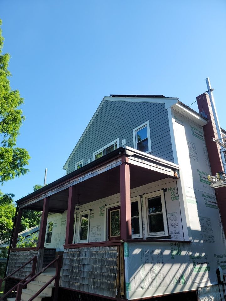 Siding Installation using James Hardie by UBrothers Construction