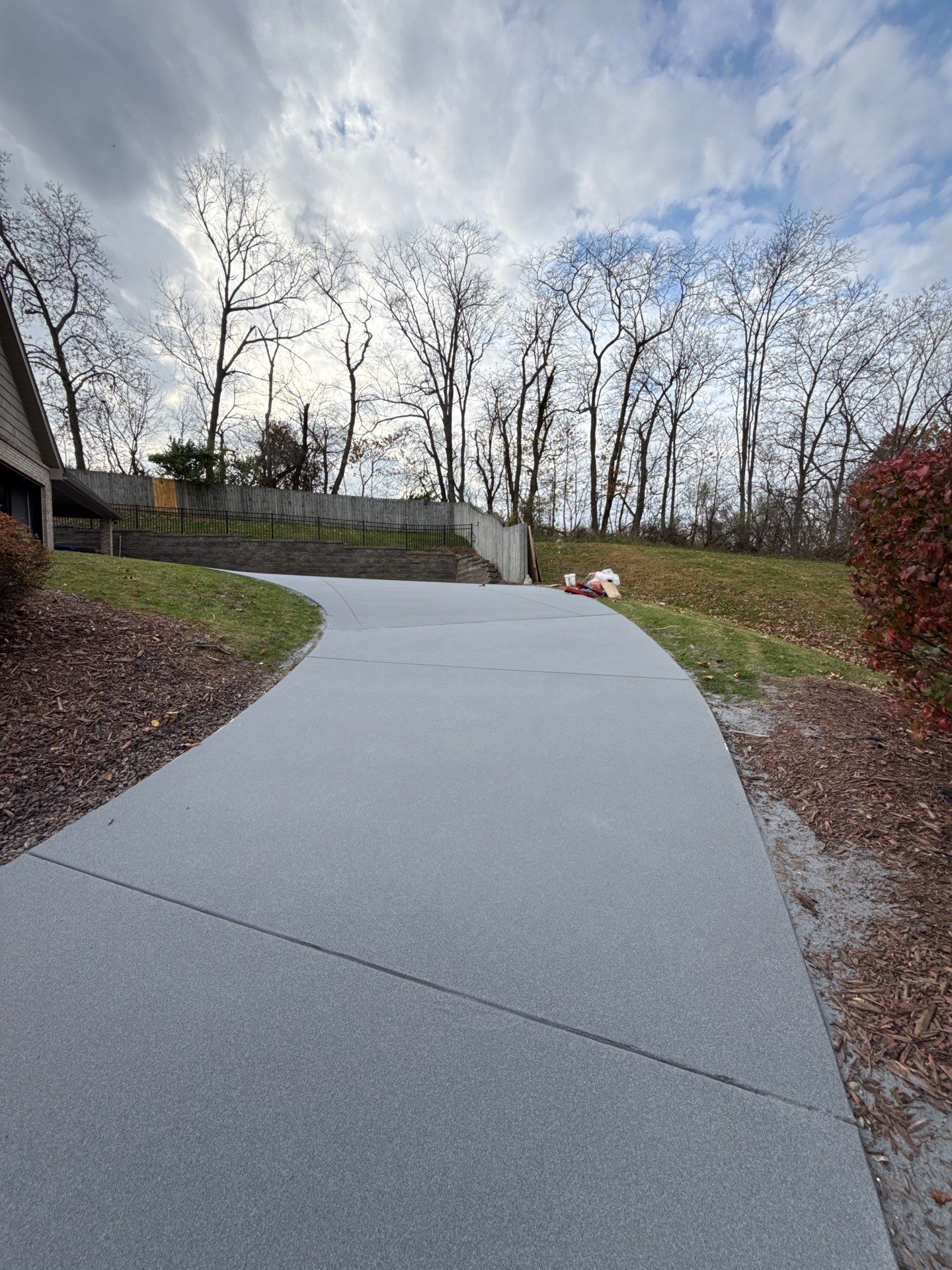Steep Driveway Project in Sarver by Floors in a Day, Inc