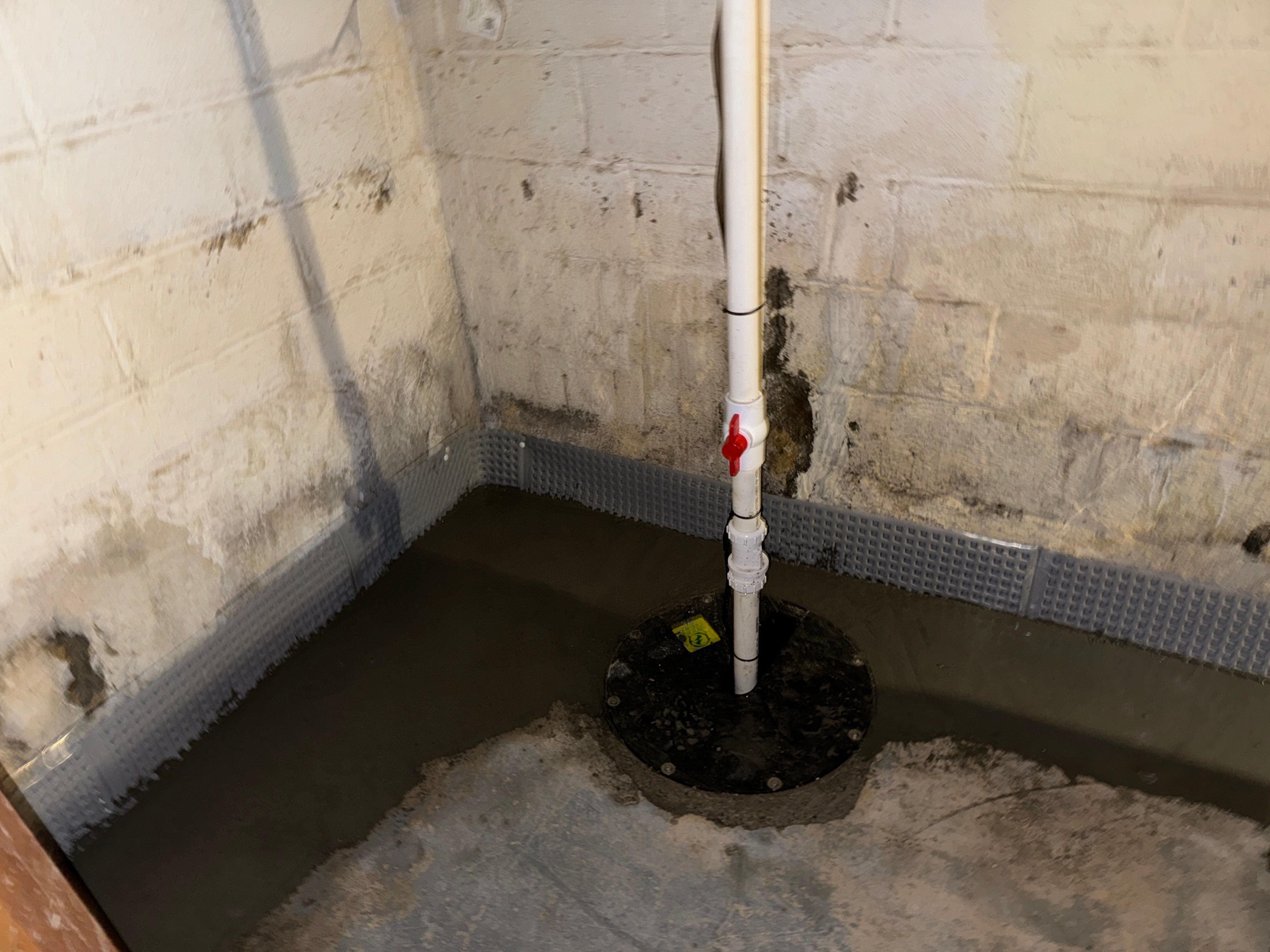 Interior French Drain & Mold Remediation Little Falls NJ by Pure Service Pro, LLC 