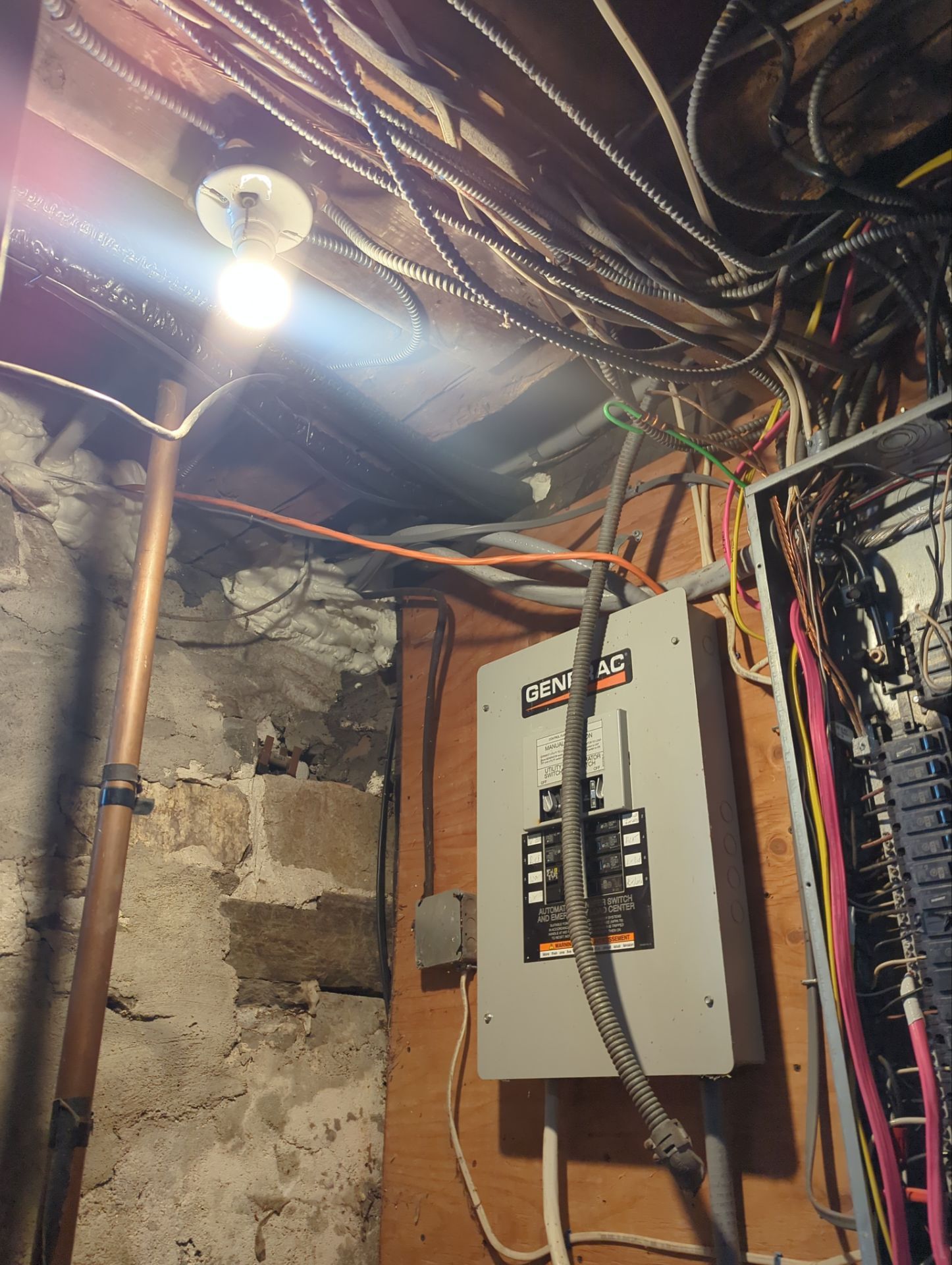 Rim Joist using Closed Cell Spray Foam by NYS Foam & Energy