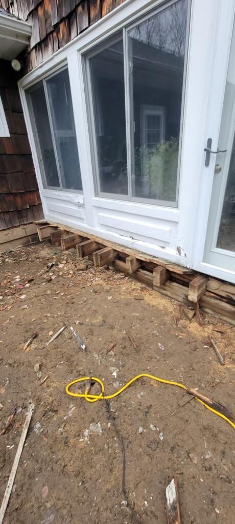 Deck and Stamped Concrete by Ivy Lea Construction