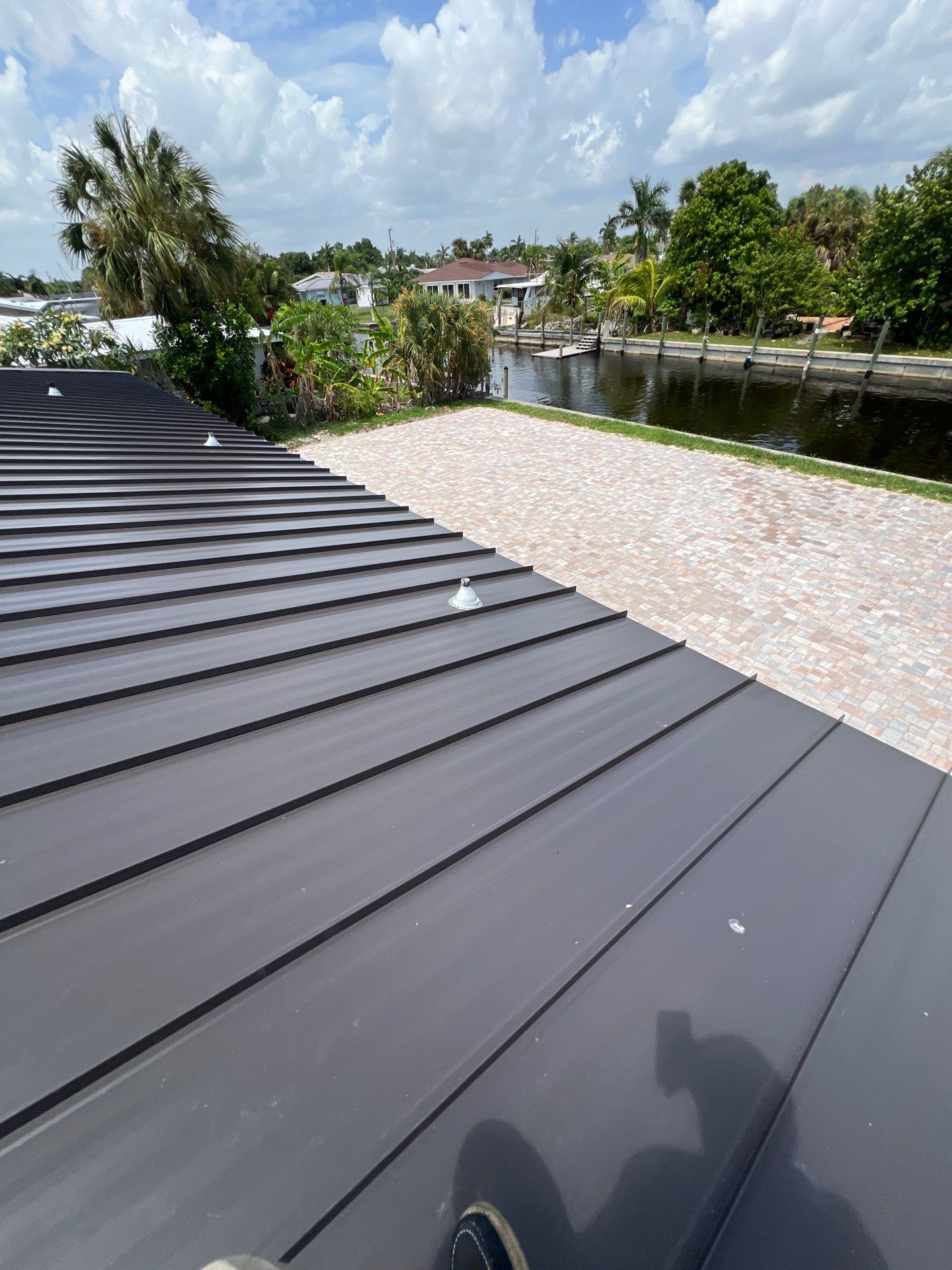 New Standing Seam Metal Roof Installation in North Fort Myers by cordova home services