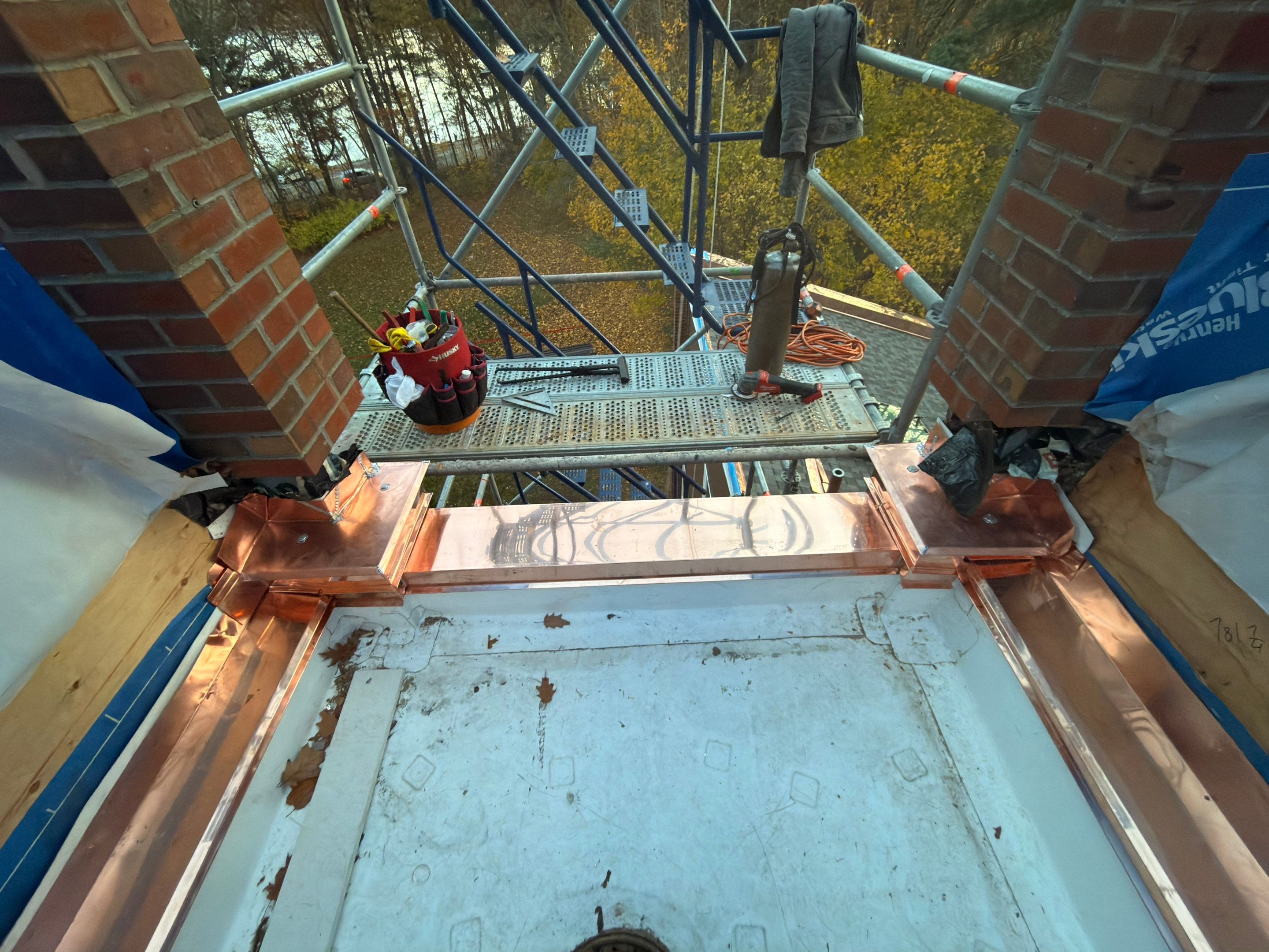 Copper Work - Cabot Estates Condos - Jamaica Plains, MA  by Rinaldi Roofing 