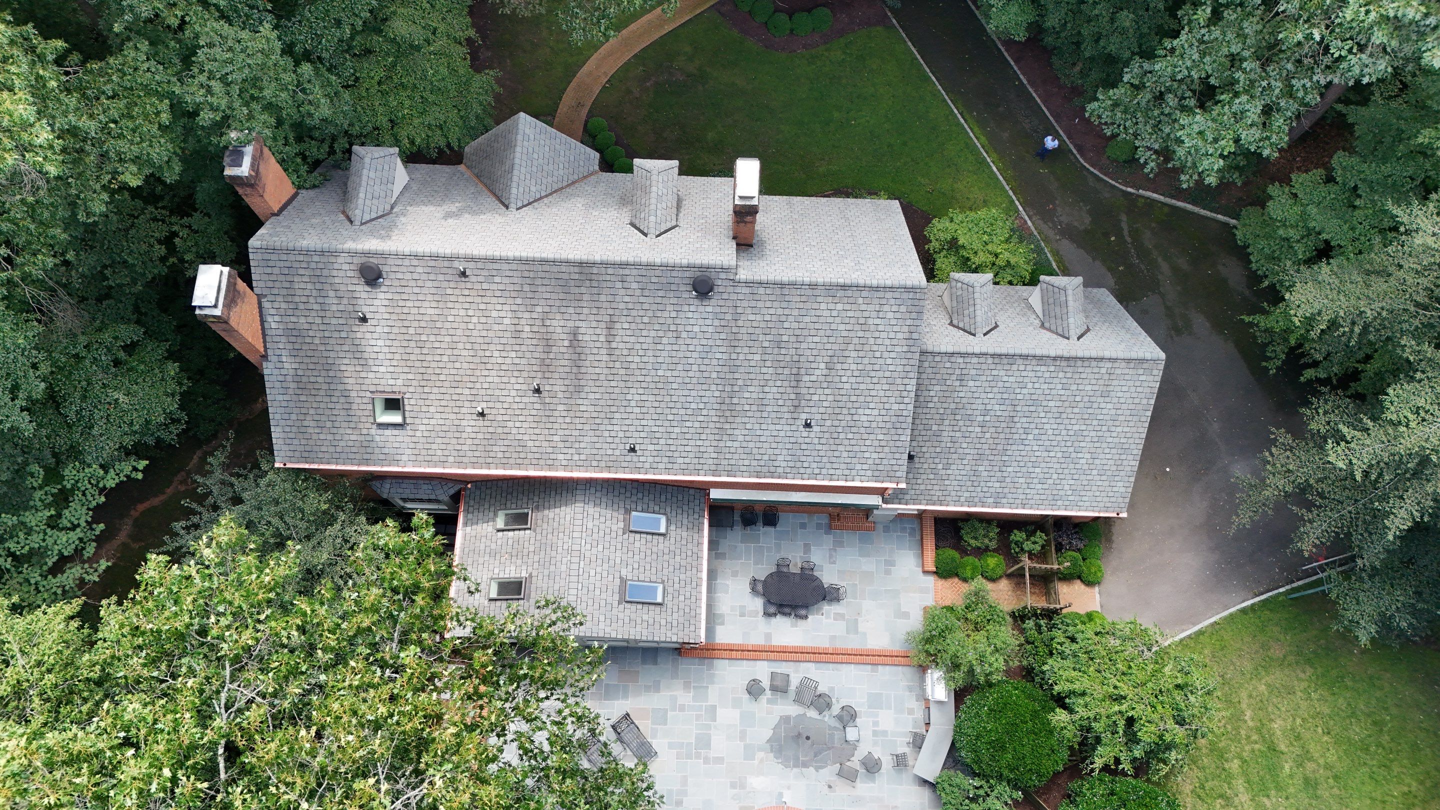 Premium Copper Gutter Replacement and Roof Wash in Midlothian by Cade Construction