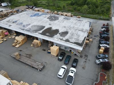 Warehouse Flat Roof - Torchdown to PVC