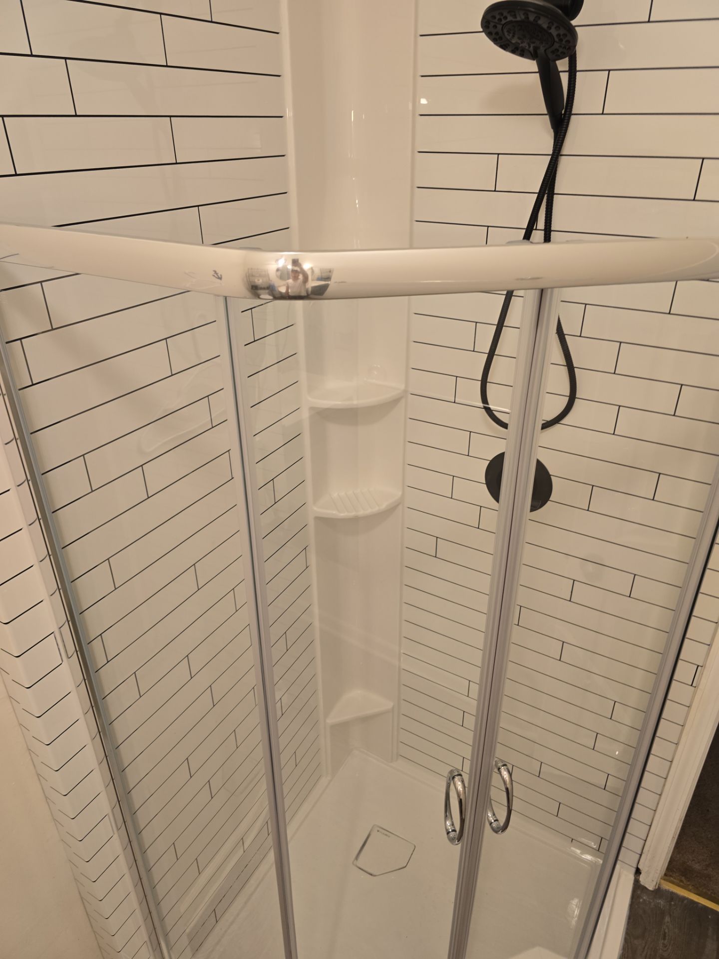 Corner Shower by The Shower Company
