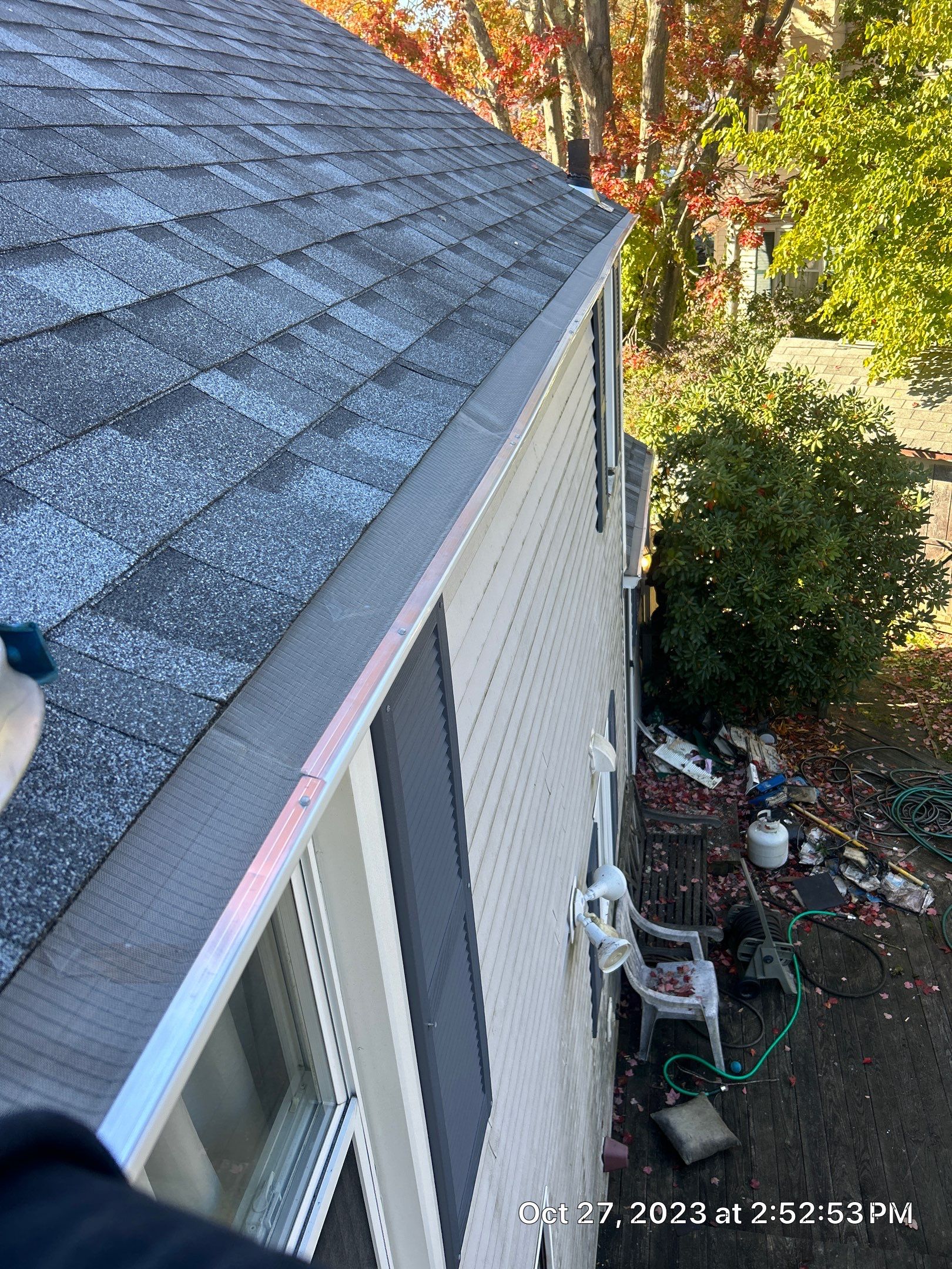 Residential Roofing Installation using Owens Corning TruDefinition Slatestone Gray by A Plus Exterior