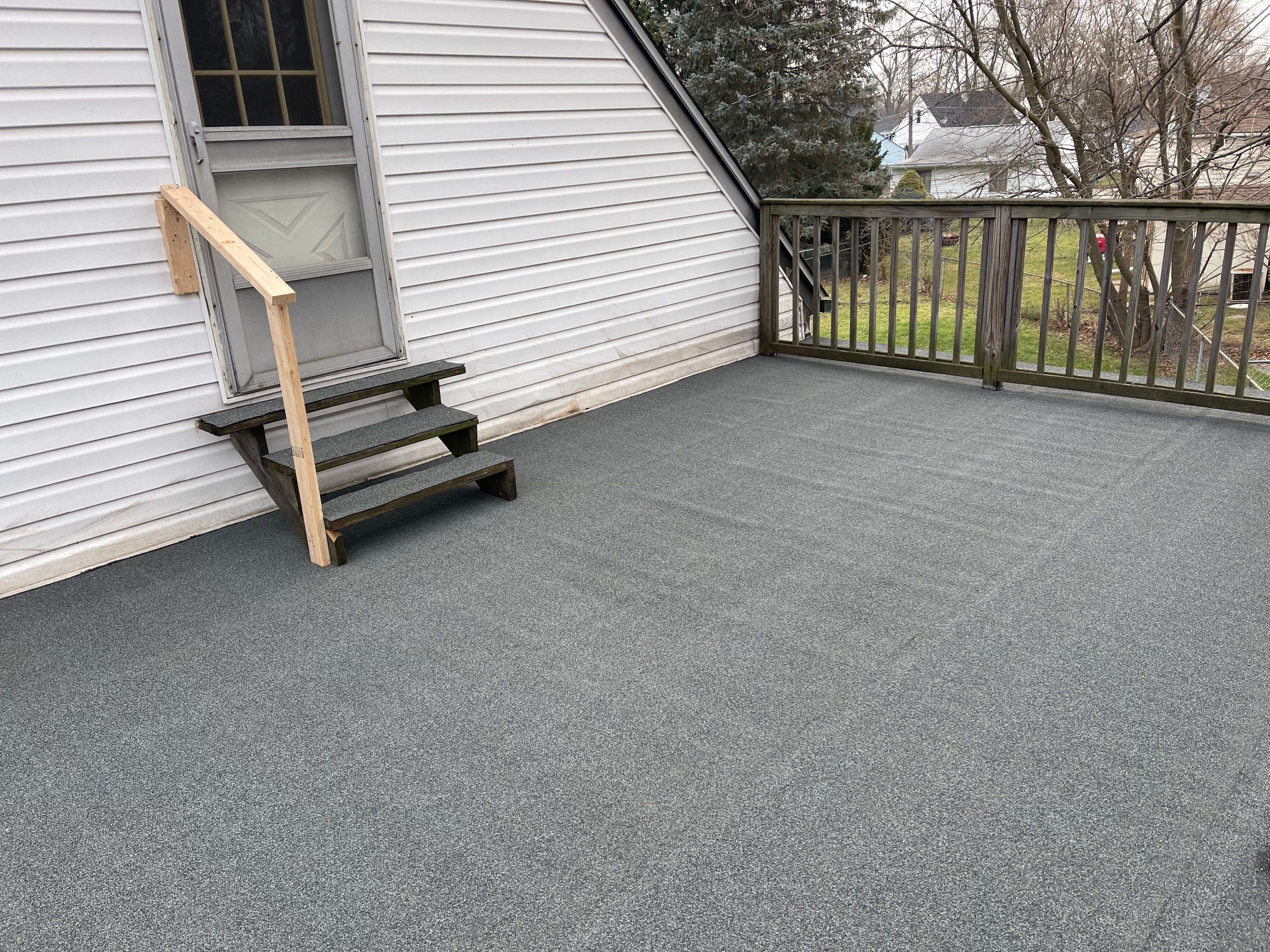 Residential Roofing Installation using Certainteed Flintastic Rolled Roofing by JNR Roofing LLC
