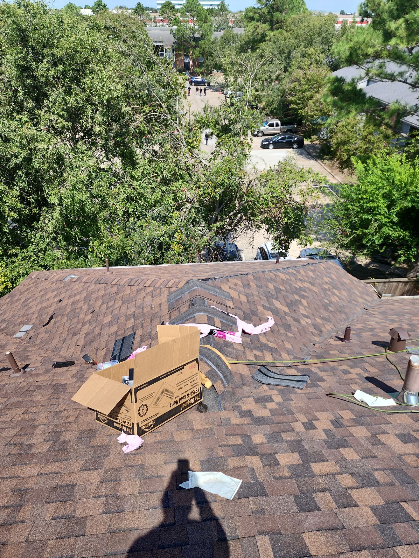 Residential Roofing Installation using Owen's Corning Duration (Lifetime) Shingles by Roof Repair Company