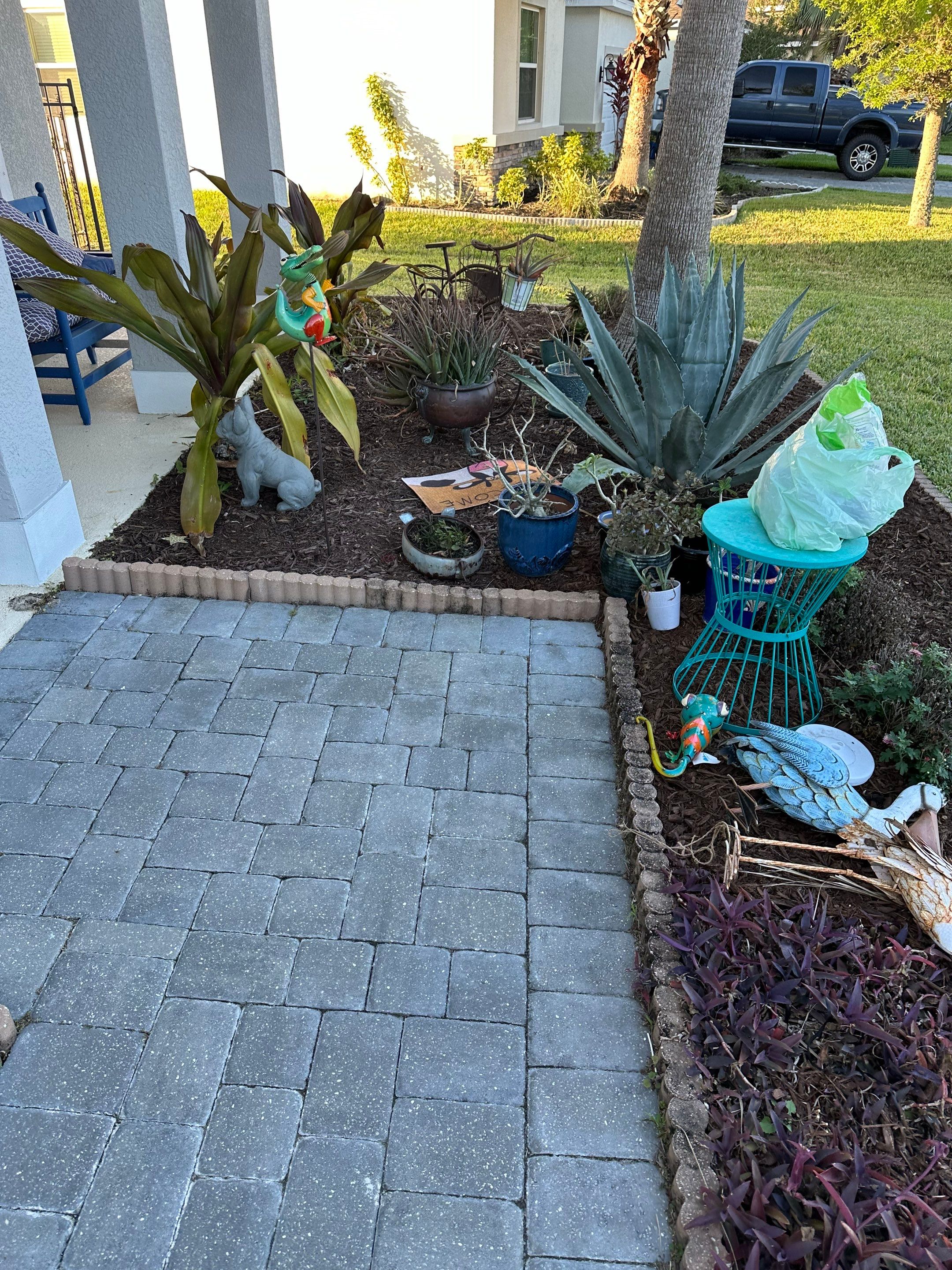 2-Story House Wash & Paver Driveway Cleaning in Trevesta Community, Palmetto, FL | Sunshine AquaWash by Sunshine AquaWash