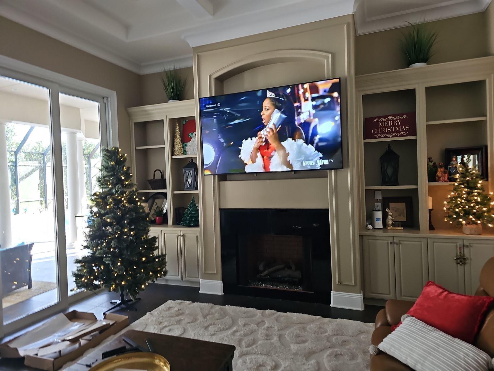 Fireplace TV Mounting Projects by Hangman Mounting & Installation 