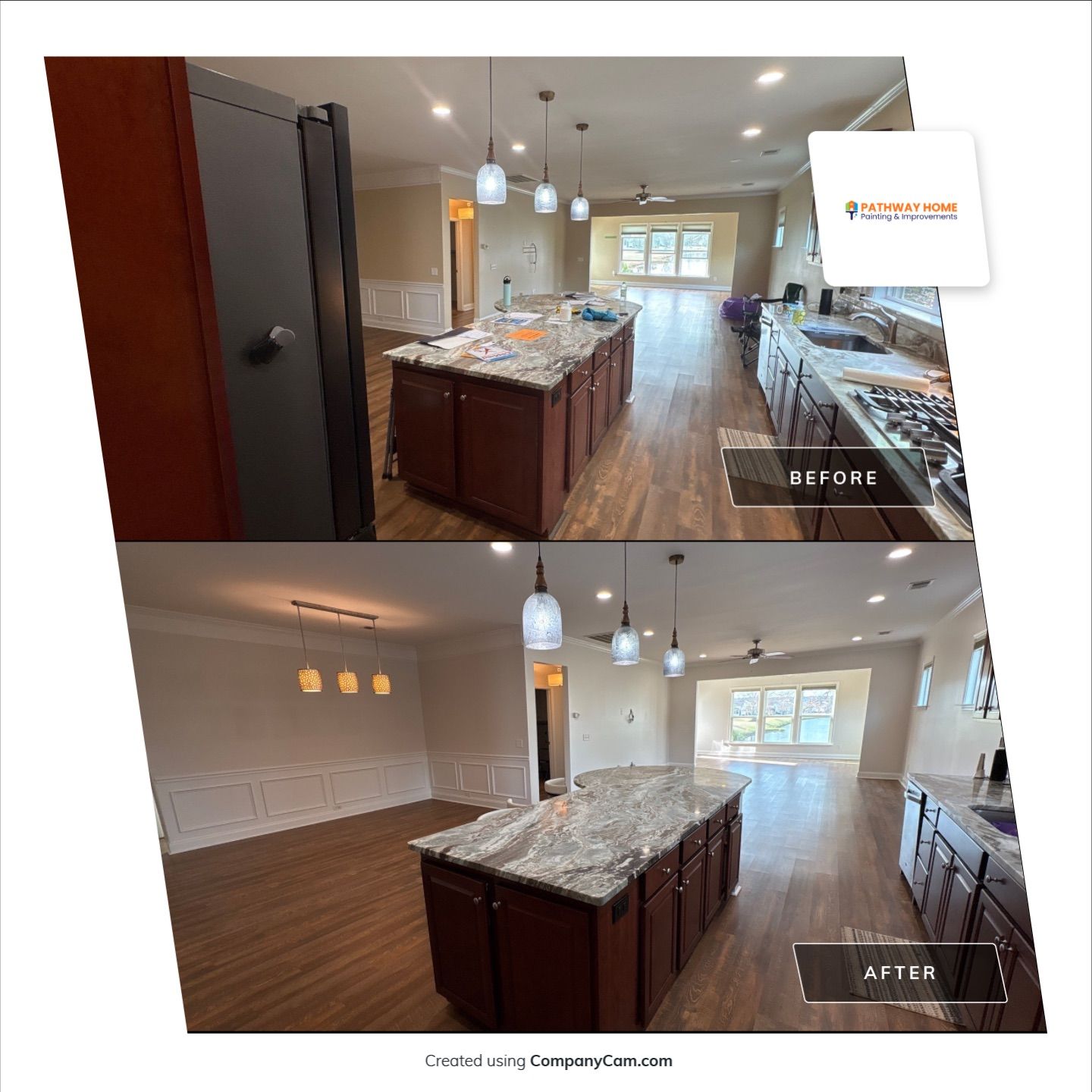 From Concern to Comfort: A Full Interior Transformation Done Right by Pathway Home Painting & Improvements