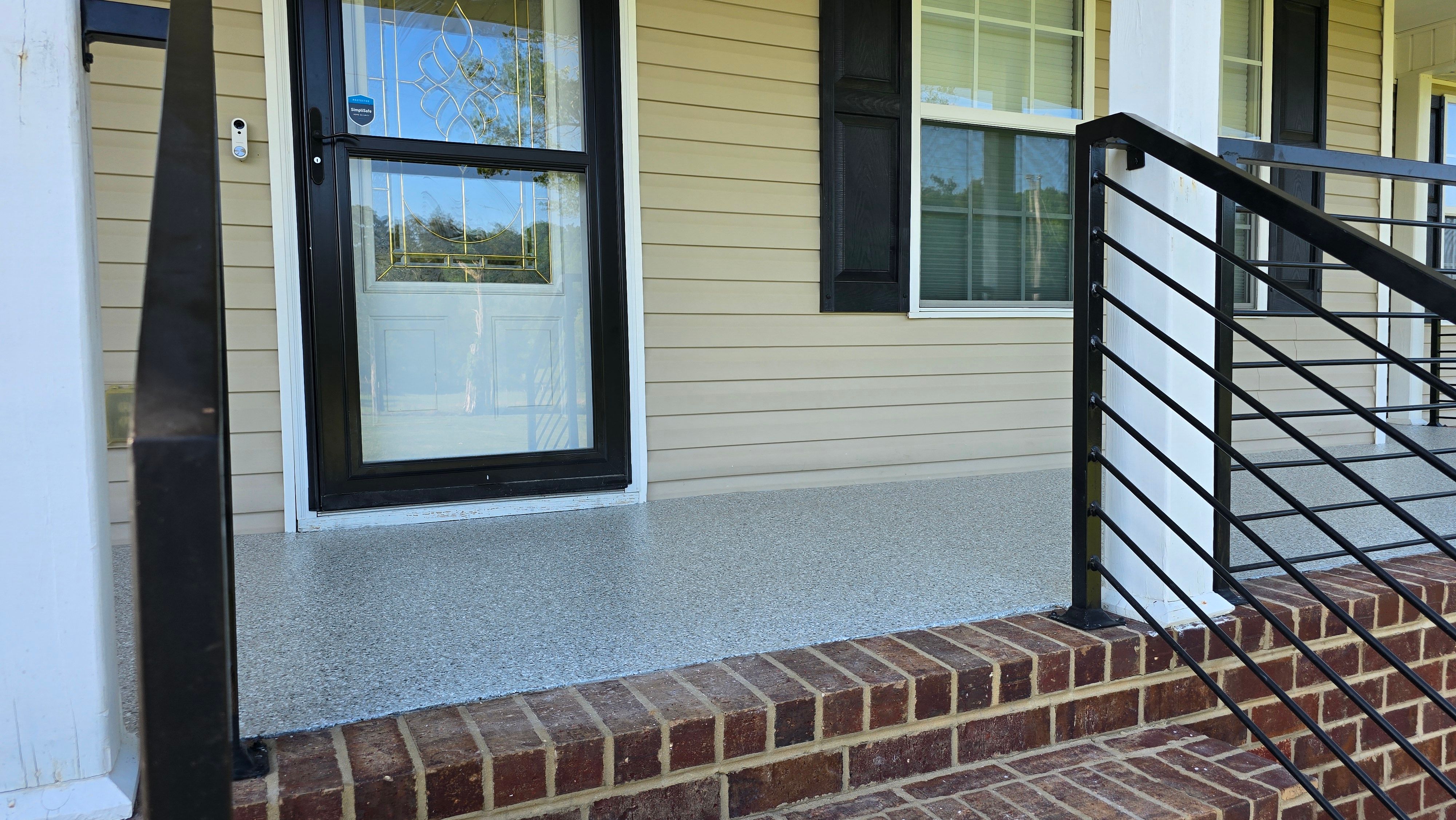 Front Porch using Gravel by Elite Floor Solutions