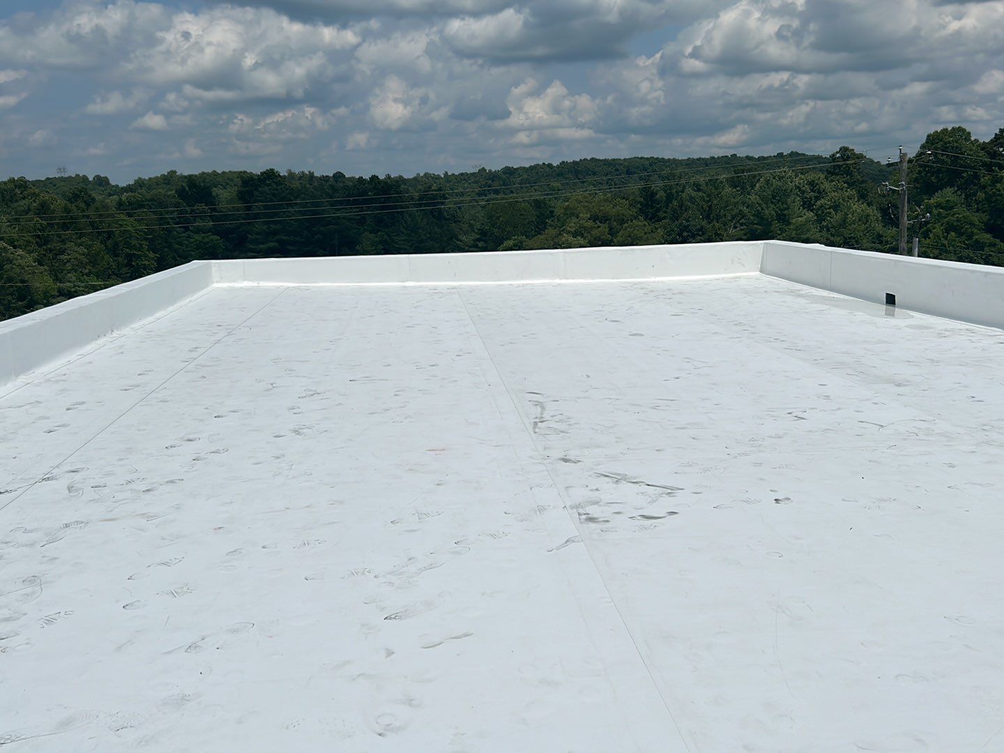 John Glenn High school Roof Install by Gold Star Roofing LLC 