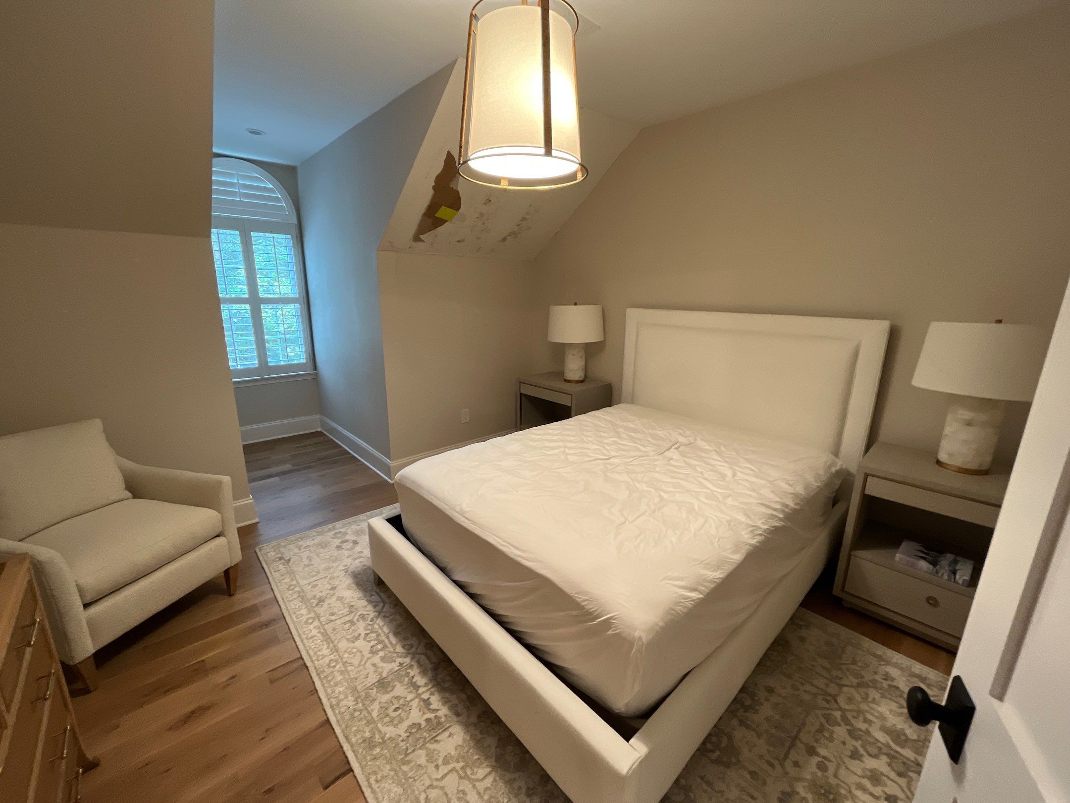 Bedroom mold remediation & Interior restoration by EAS Environmental, LLC.