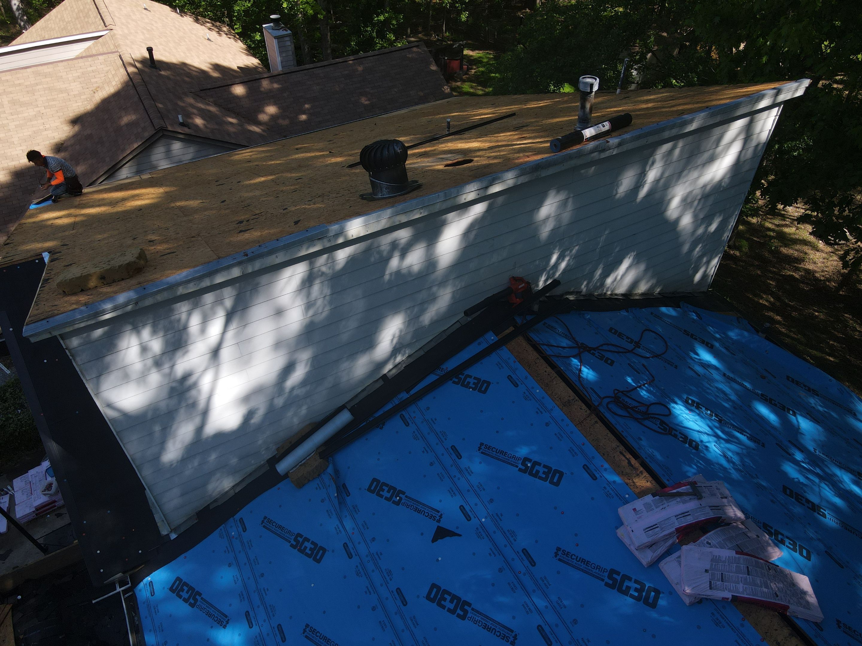 Residential Roofing Installation using Owens Corning by Inspector Roofing and Restoration