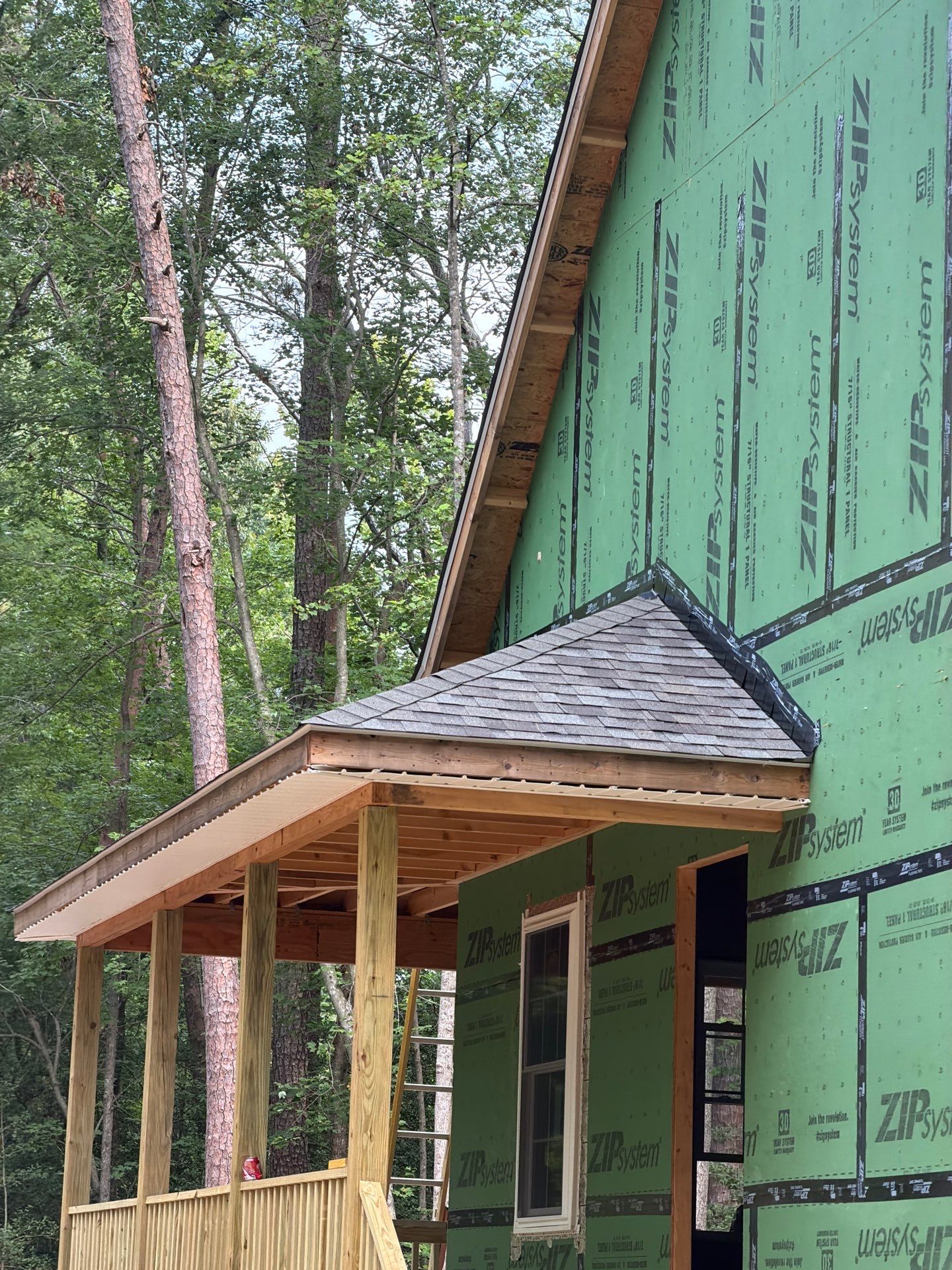 Custom New Home Roof Install in Heathsville by Cade Construction