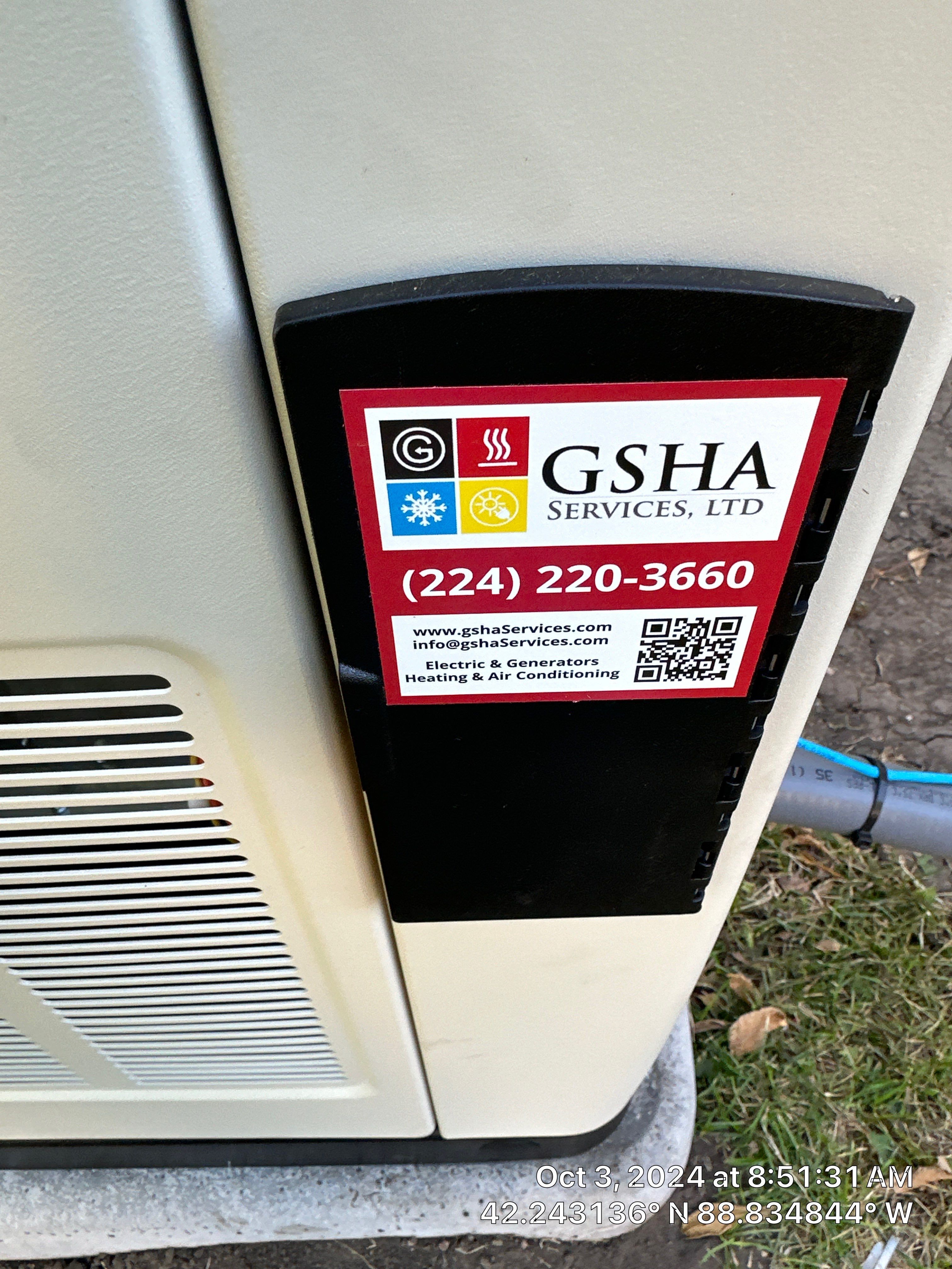 Cummins Generator Installation by GSHA Services LTD