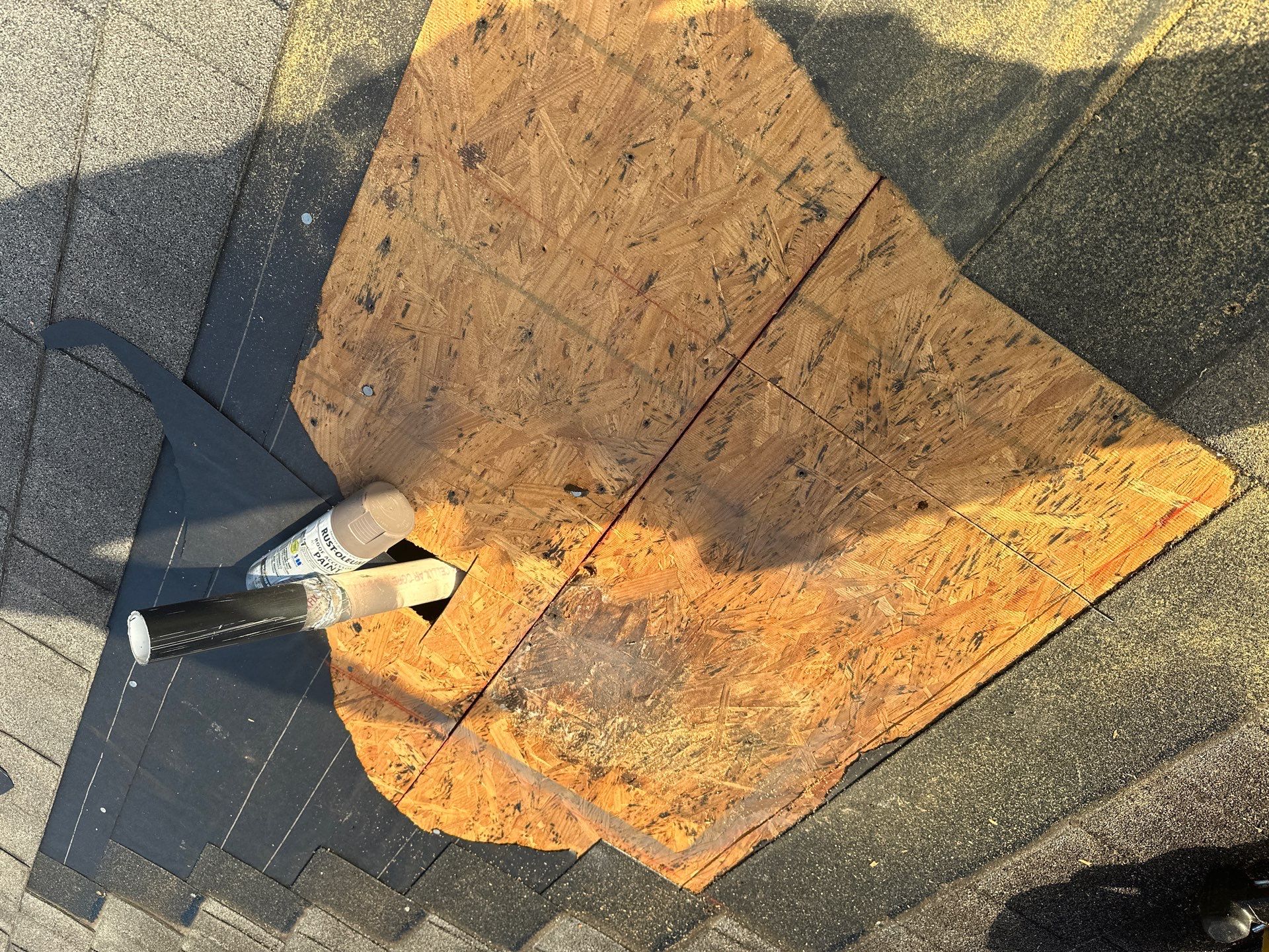 Hail Damage using Owen's Corning Duration (Lifetime) Shingles by Roof Repair Company
