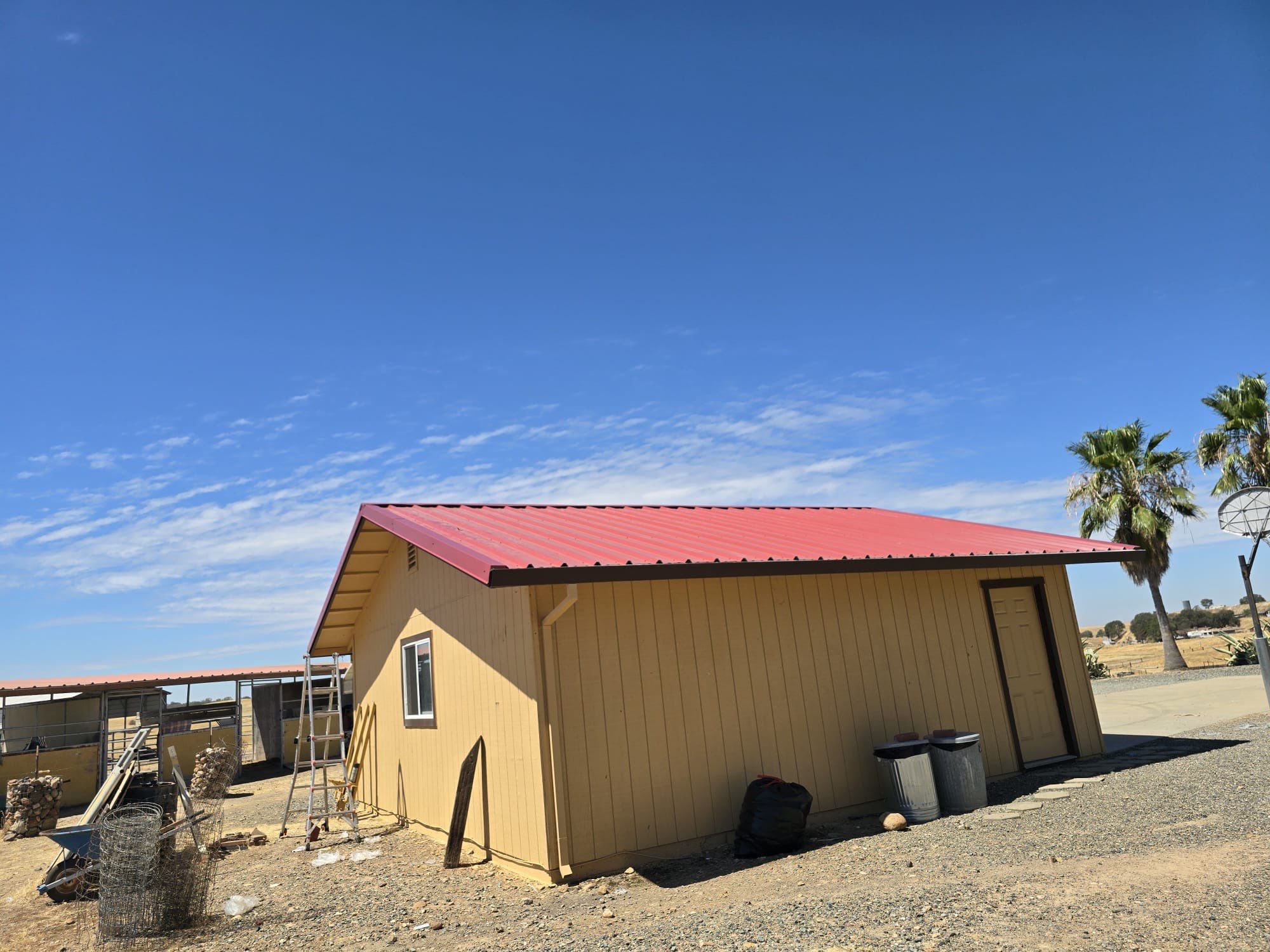 Metal roofing installation using PBR panel metal roofing material w/ accessories by Straight Edge Roofing Inc