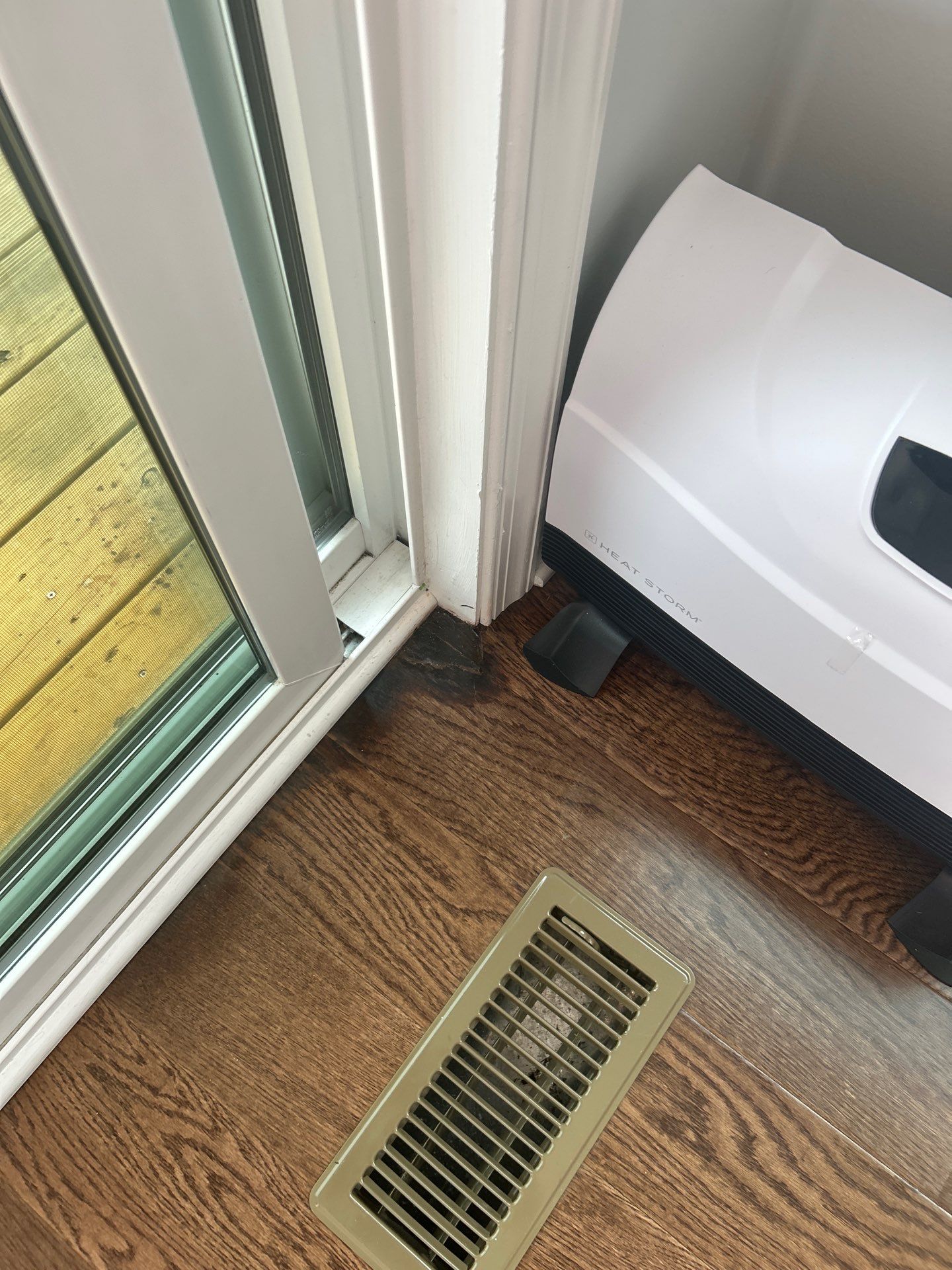 Sliding door with extra waterproofing by Window Depot of Annapolis