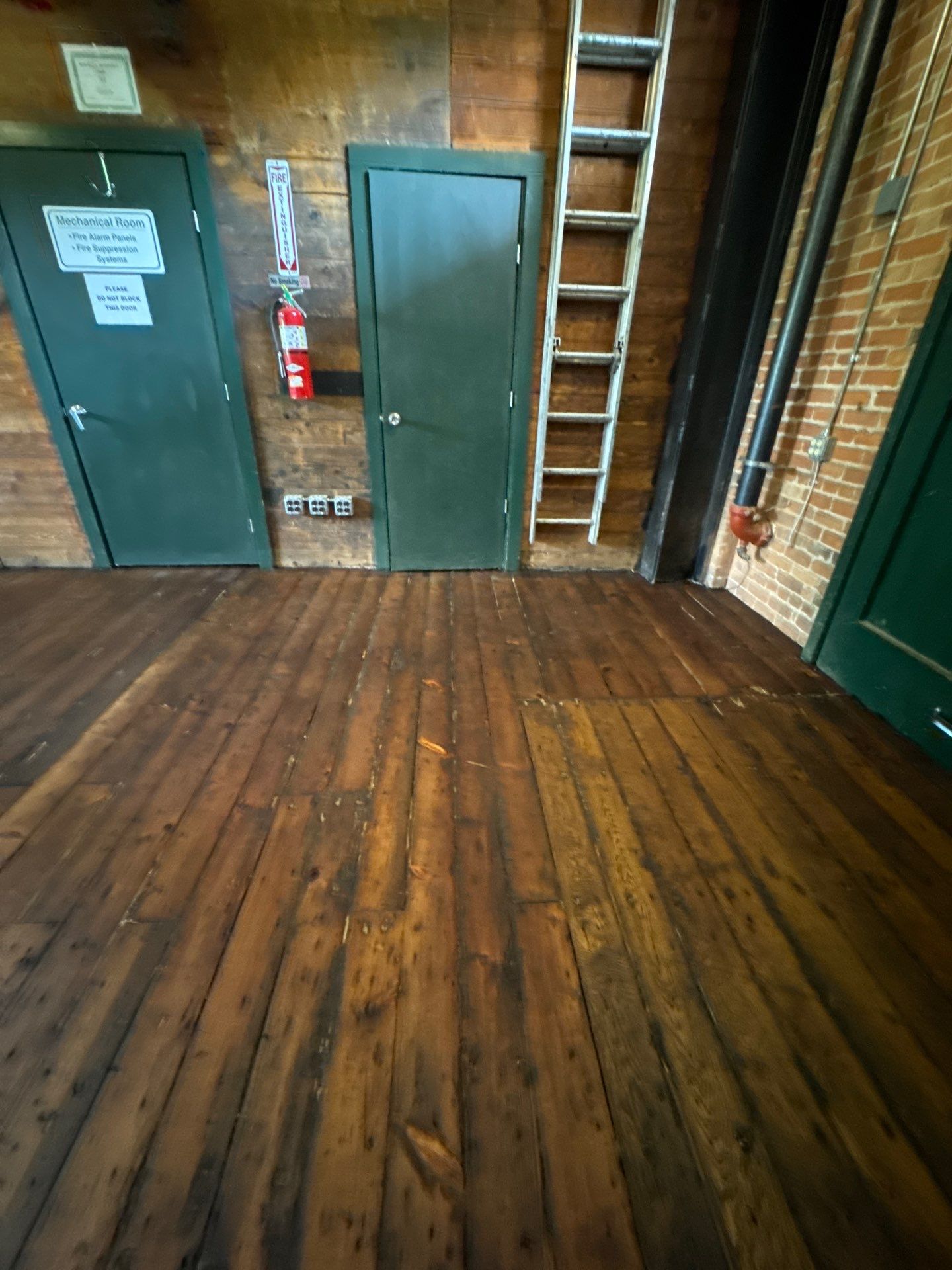 Historic restoration of 1873 floor  by Ann Arbor Hardwoods 