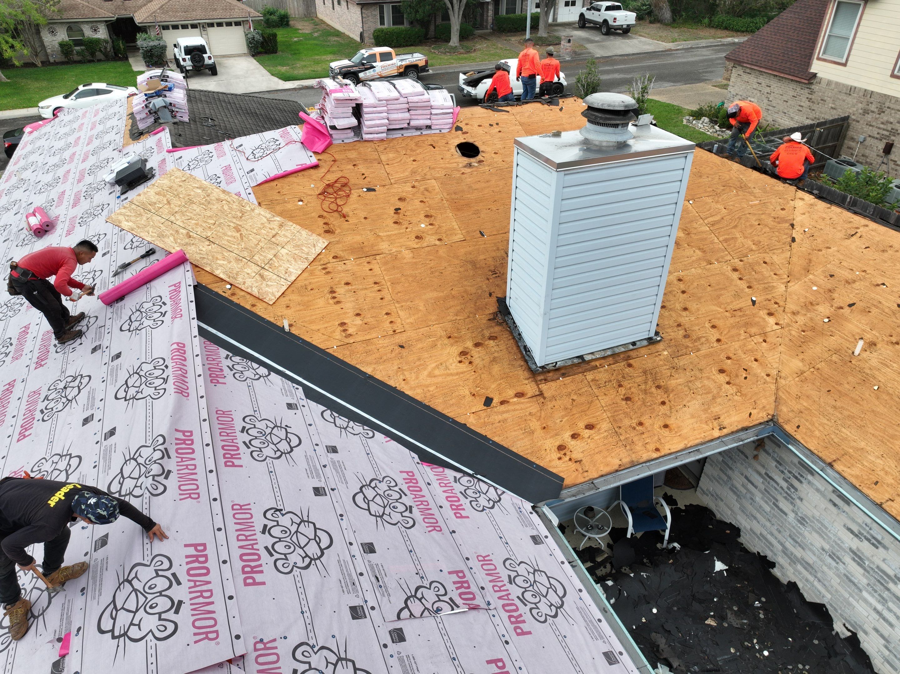Roof Replacement in San Antonio, Texas by Premier Roofing and Contracting