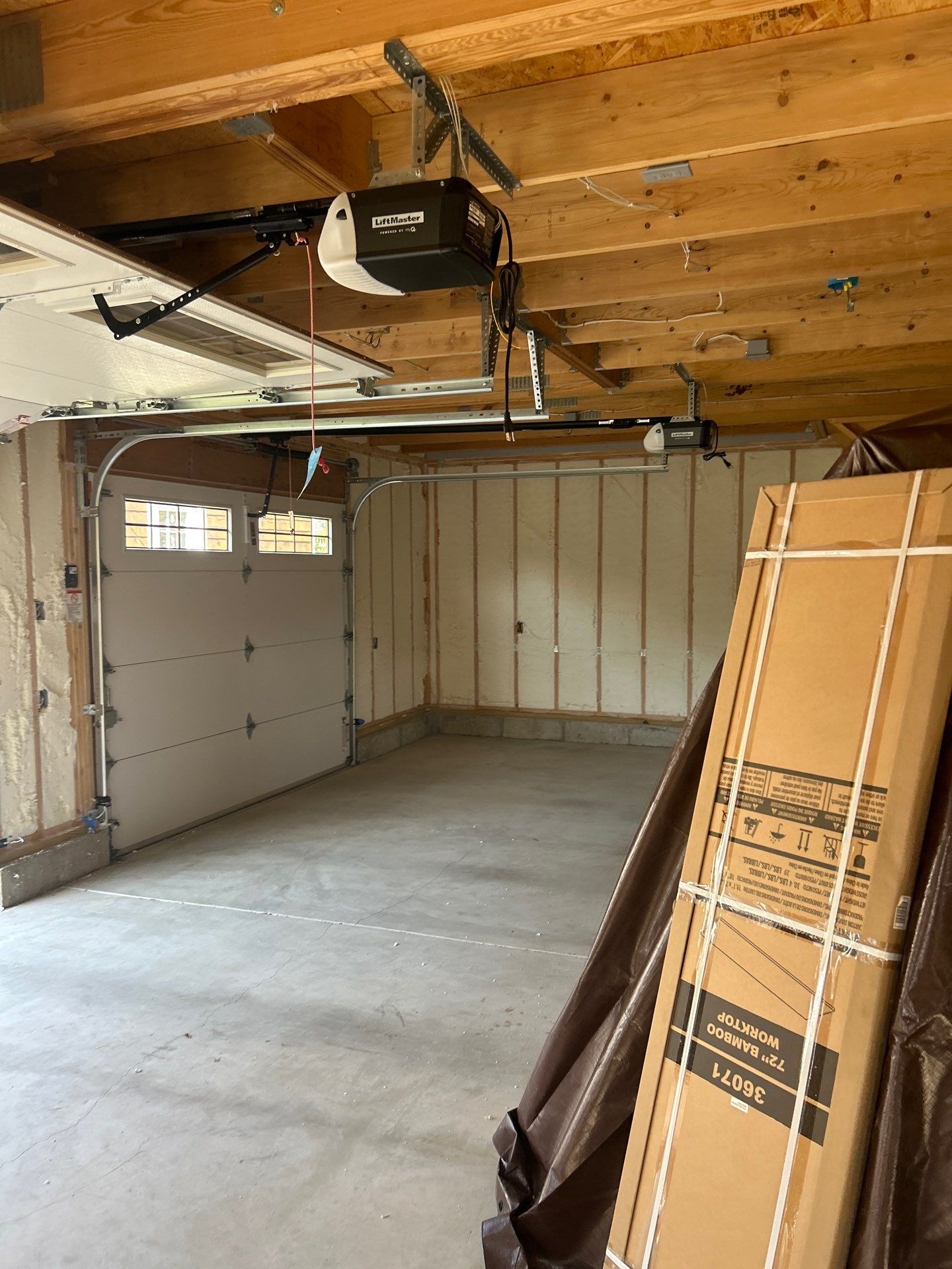 Detached Garage Closed Cell Spray Foam in Newburgh by NYS Foam & Energy