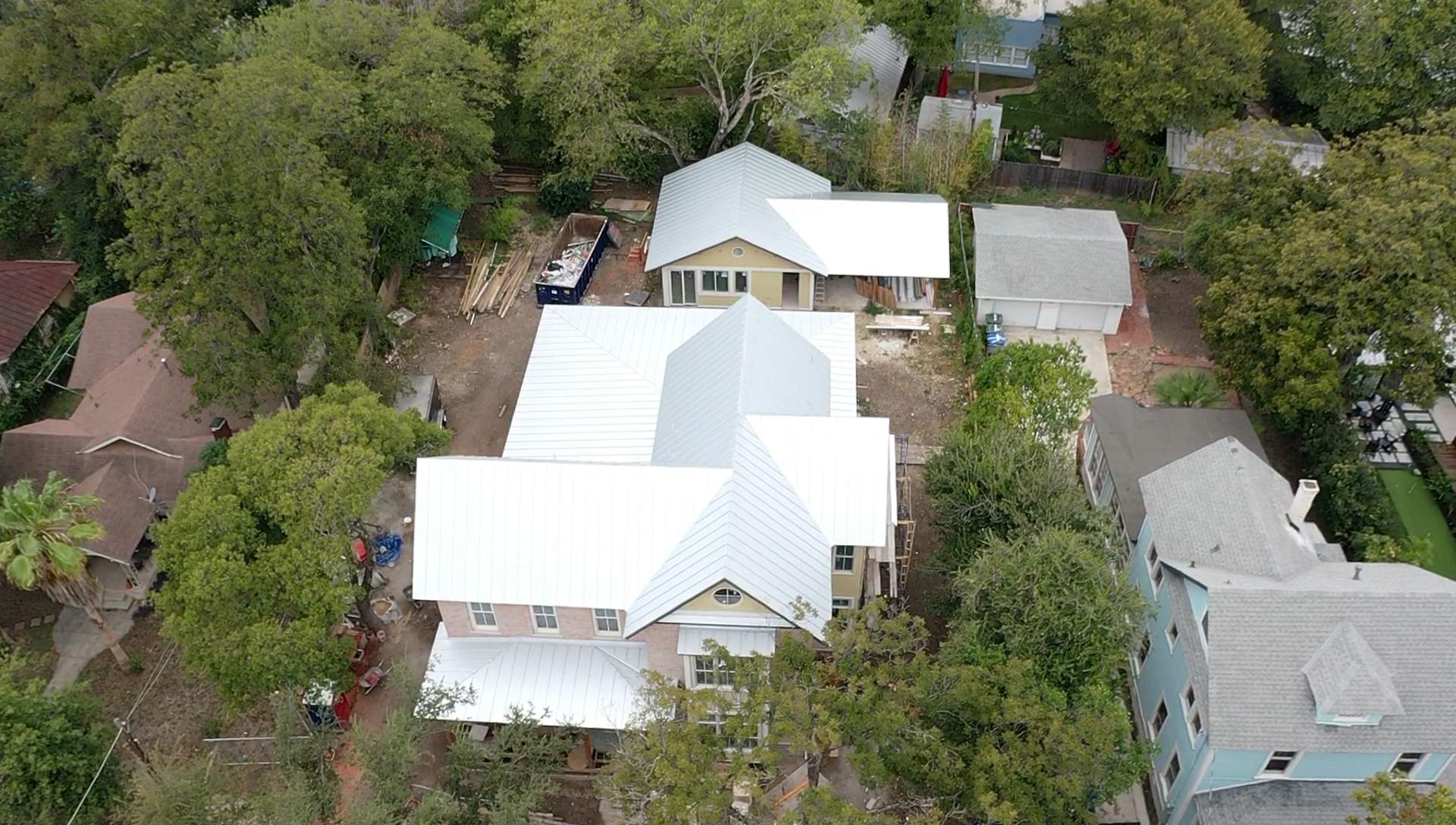 Residential Metal Roof Installation using McElroy Metal by Premier Roofing and Contracting