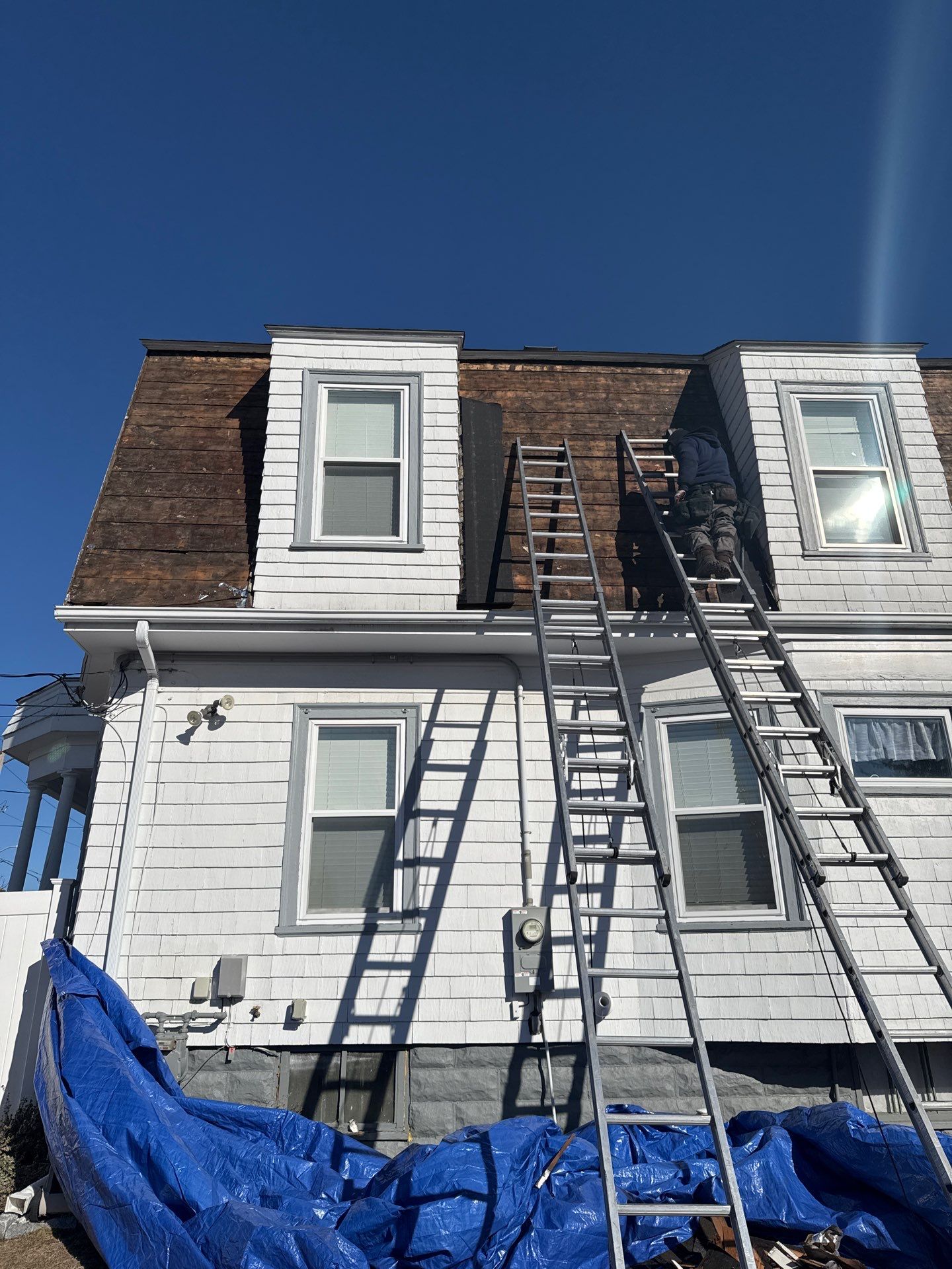 New roof due to Wind Damage by Desautels Roofing
