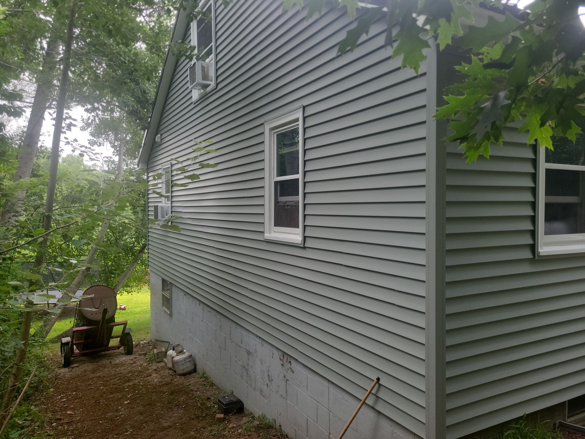 Siding & Front Entry Deck in Wolfeboro, NH by CML Roofing and General Contracting