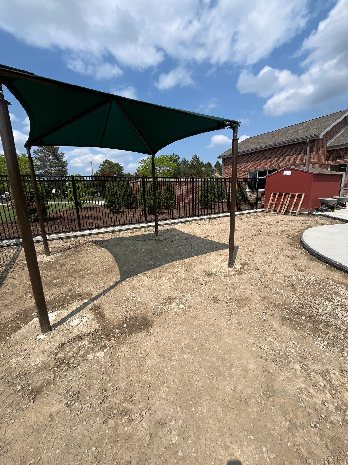 KinderCare of Lincolnshire Commercial Playground Turf Installation by Southwest Greens Midwest