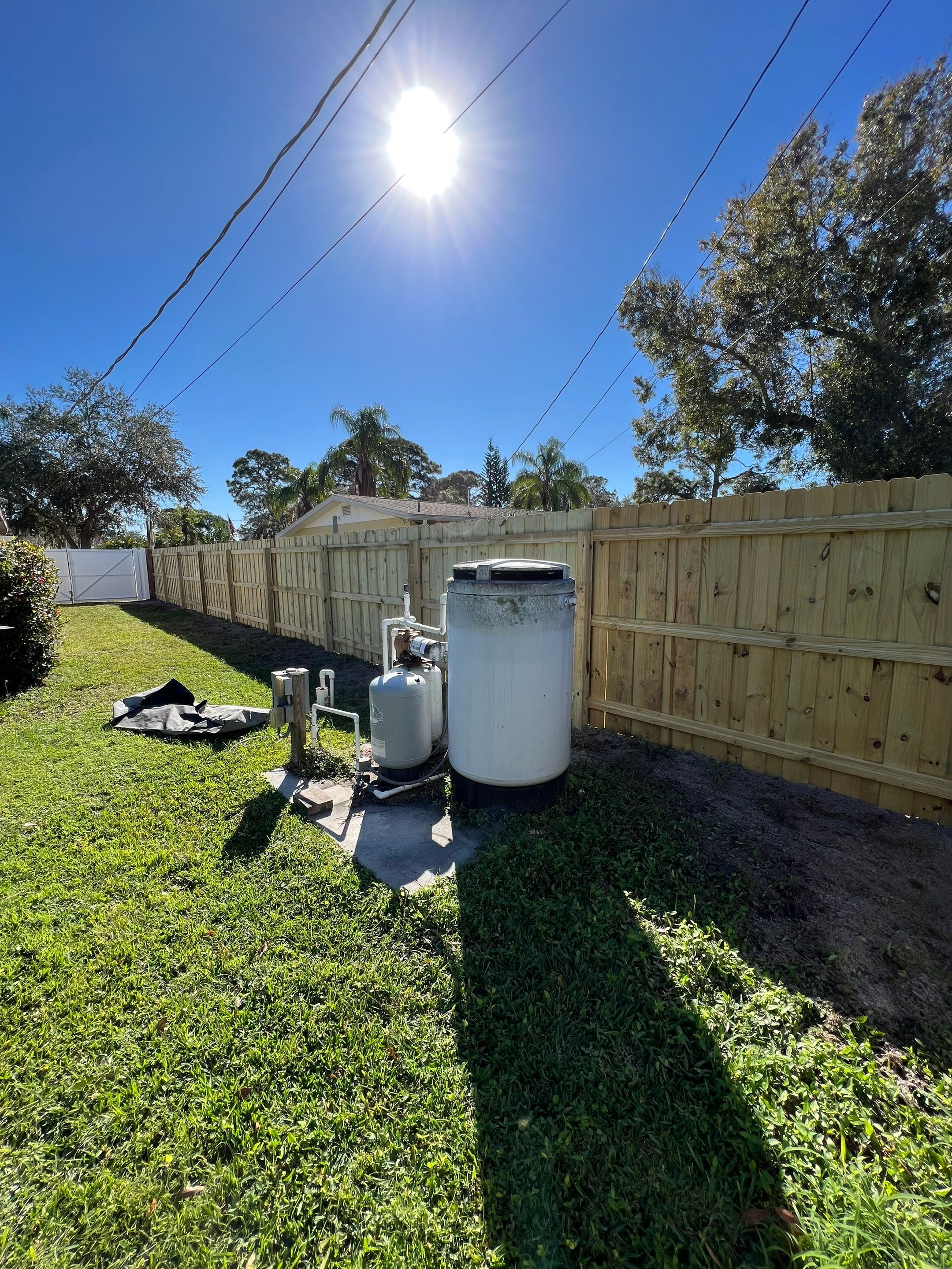 Venice FL 6 ft. Tall White Vinyl Privacy Fence  by Asap fence and gates, LLC
