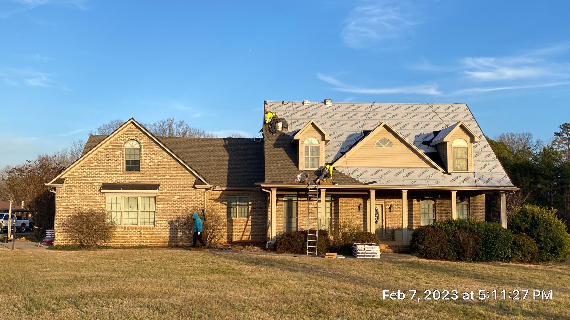 GAF Weathered Wood and Custom Copper by Just In Time Roofing and Restoration
