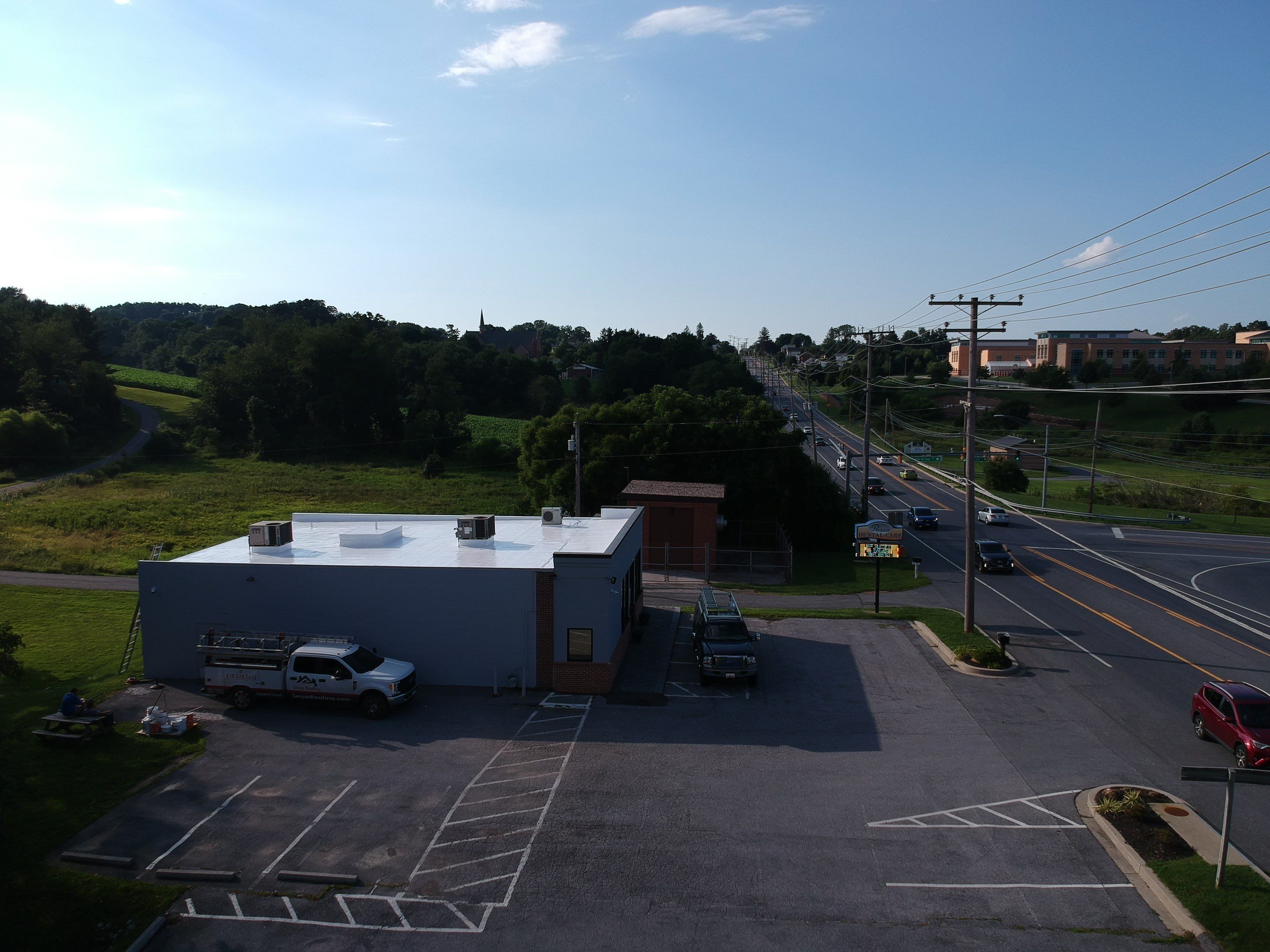 Silicone Roof Coating in Manchester, MD • Premier Dental by Seipp Roofing, LLC