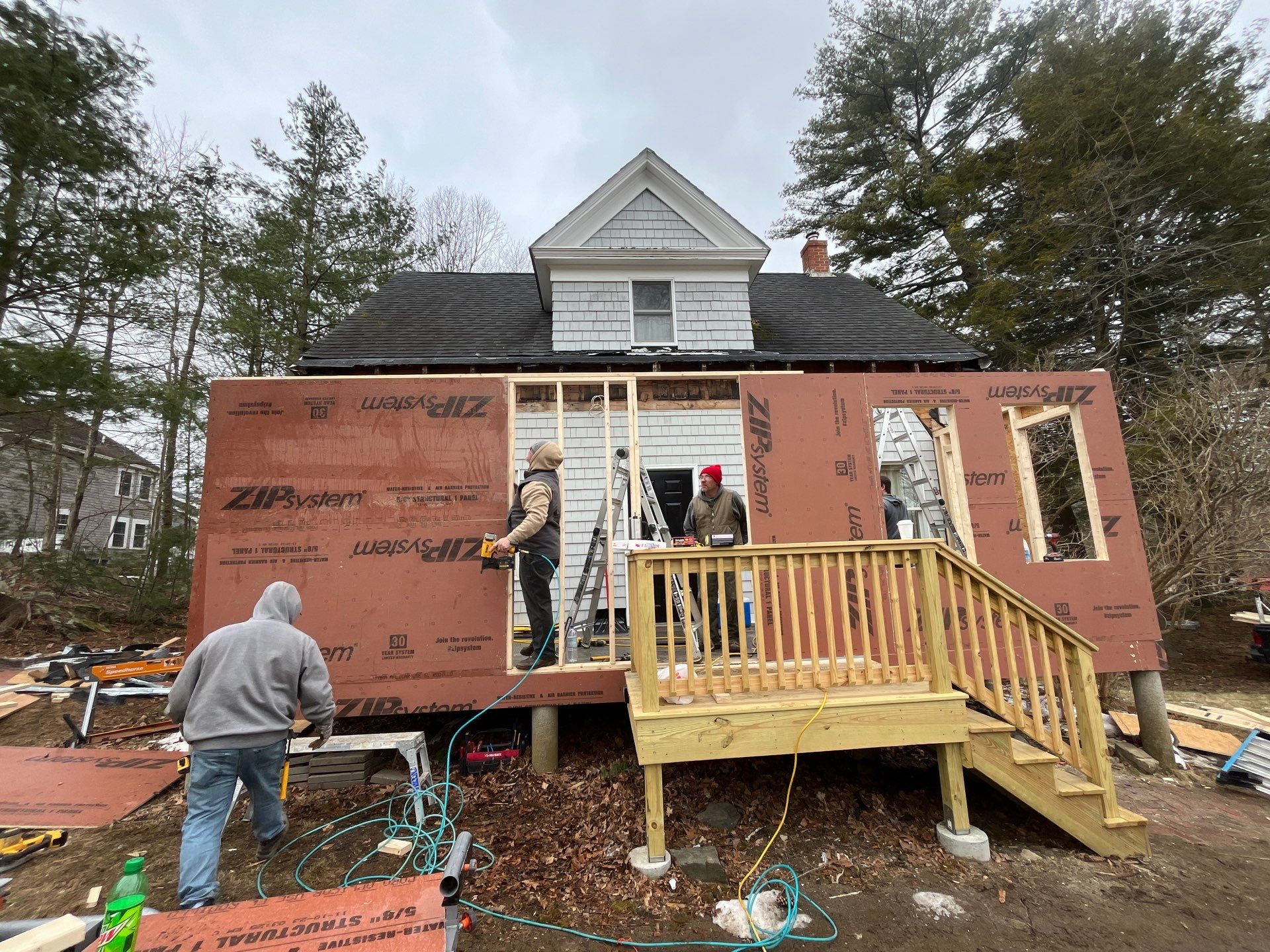 Three Season Build W/New Roof in New Castle, NH by Tall pine roofing
