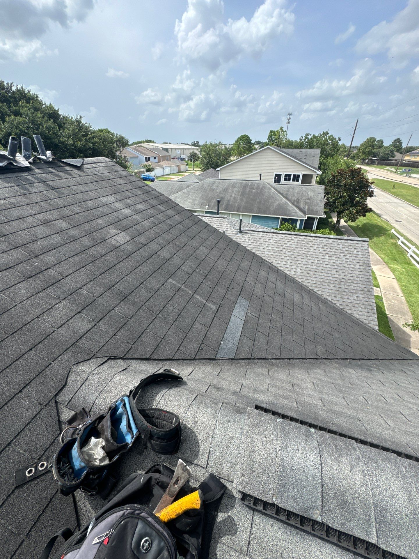 Project in Houston, TX by Associates Roofing Unlimited