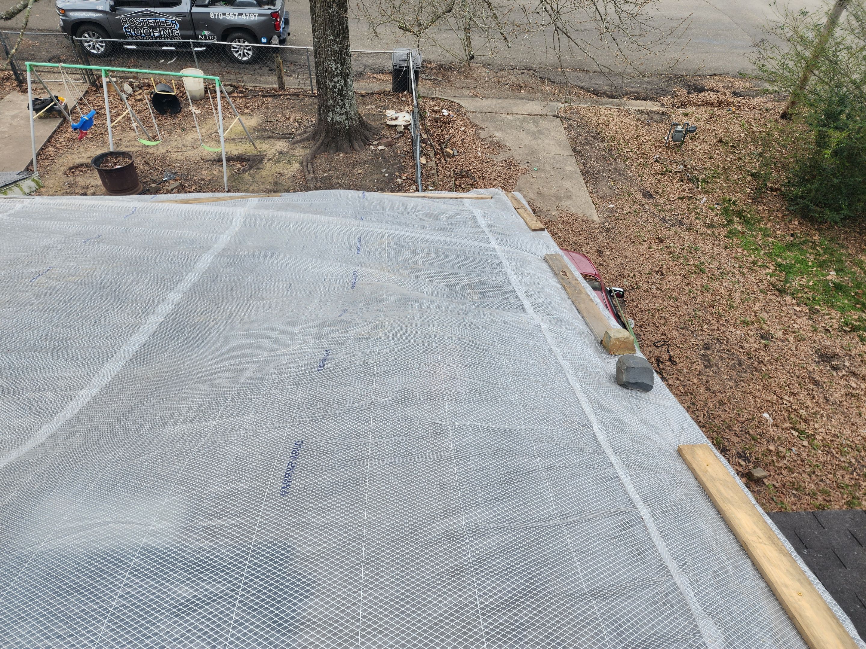 Residential Roofing Installation using 29 Gauge Galvalume Metal by Hostetler Roofing