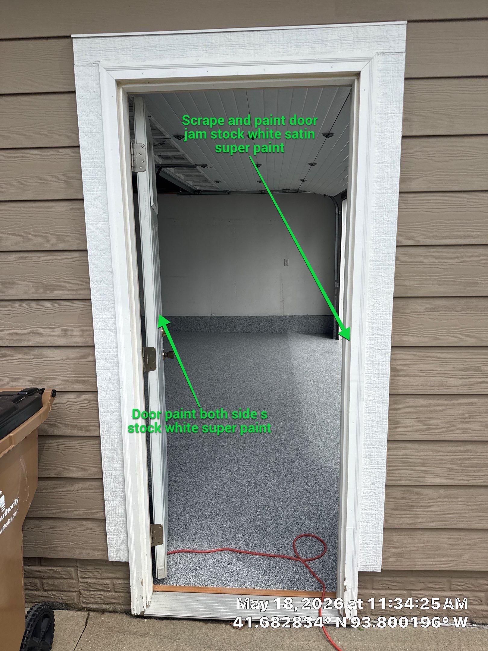 Garage Repaint Including Doors by Midwest Paint LLC