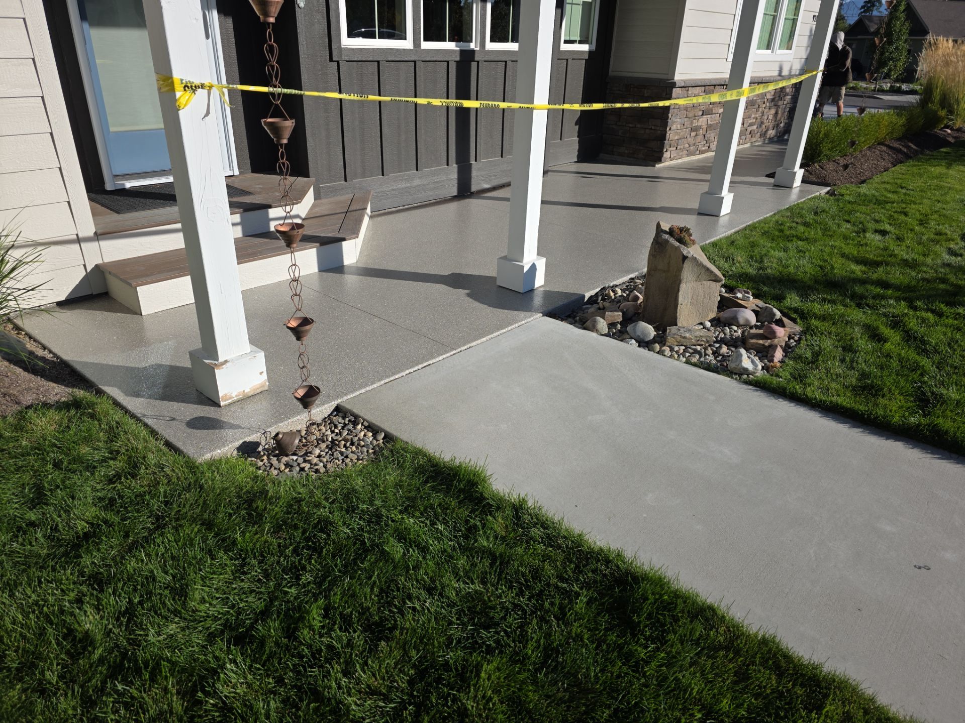Patio Transformation using Travertine by Croc Coatings, LLC