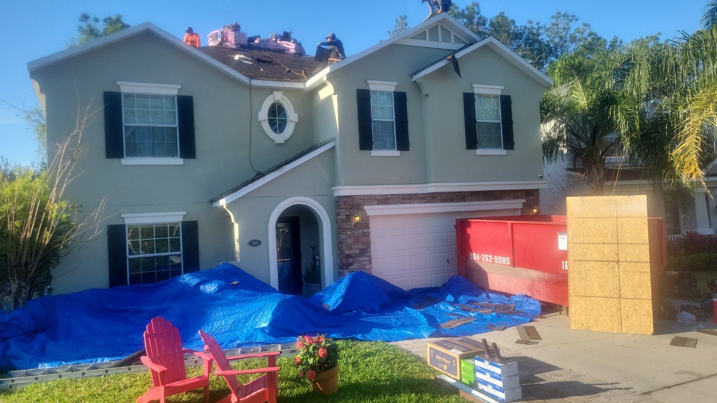 Residential Roofing Installation using Owens Corning TruDefinition Duration Shingles by Galaxy Builders, Inc.